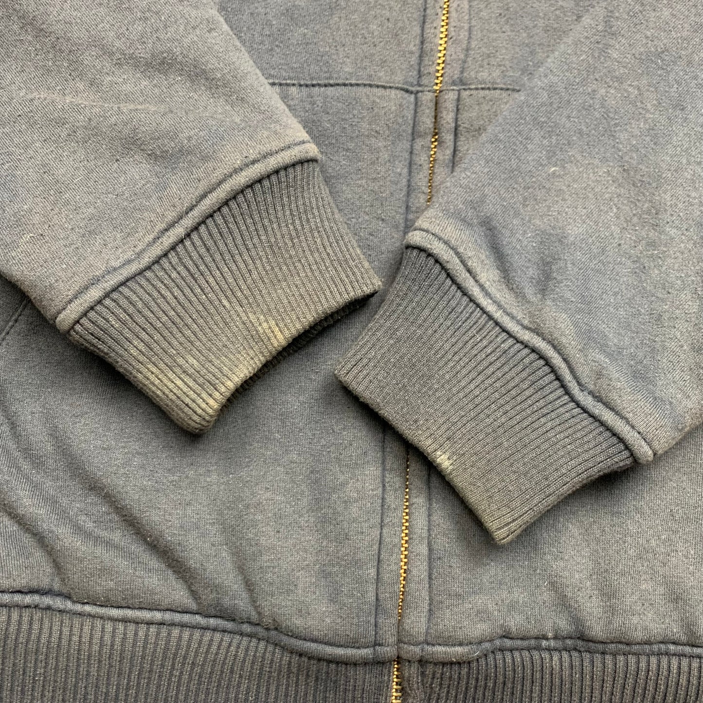 Animal 00s navy graphic fur lined hoodie