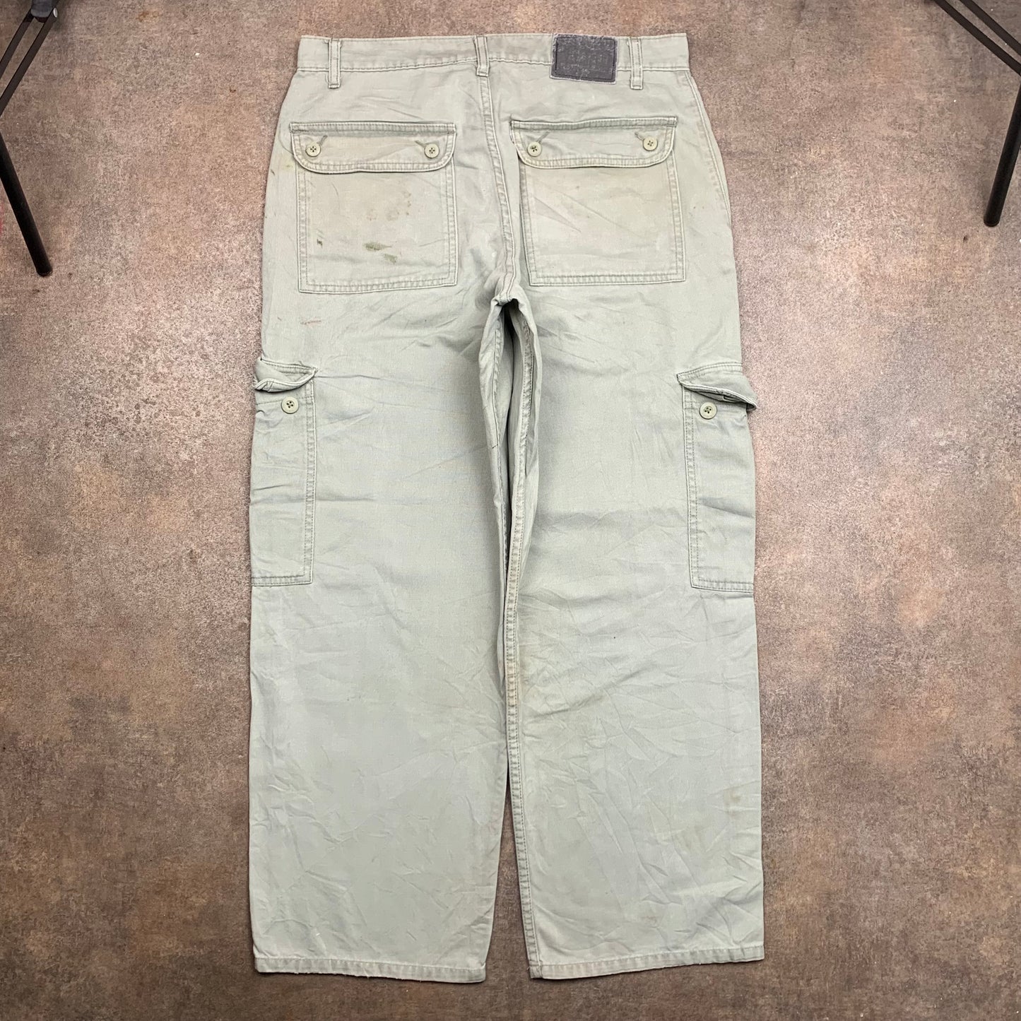 Levi's Silvertab 00s baggy beige cargo jeans