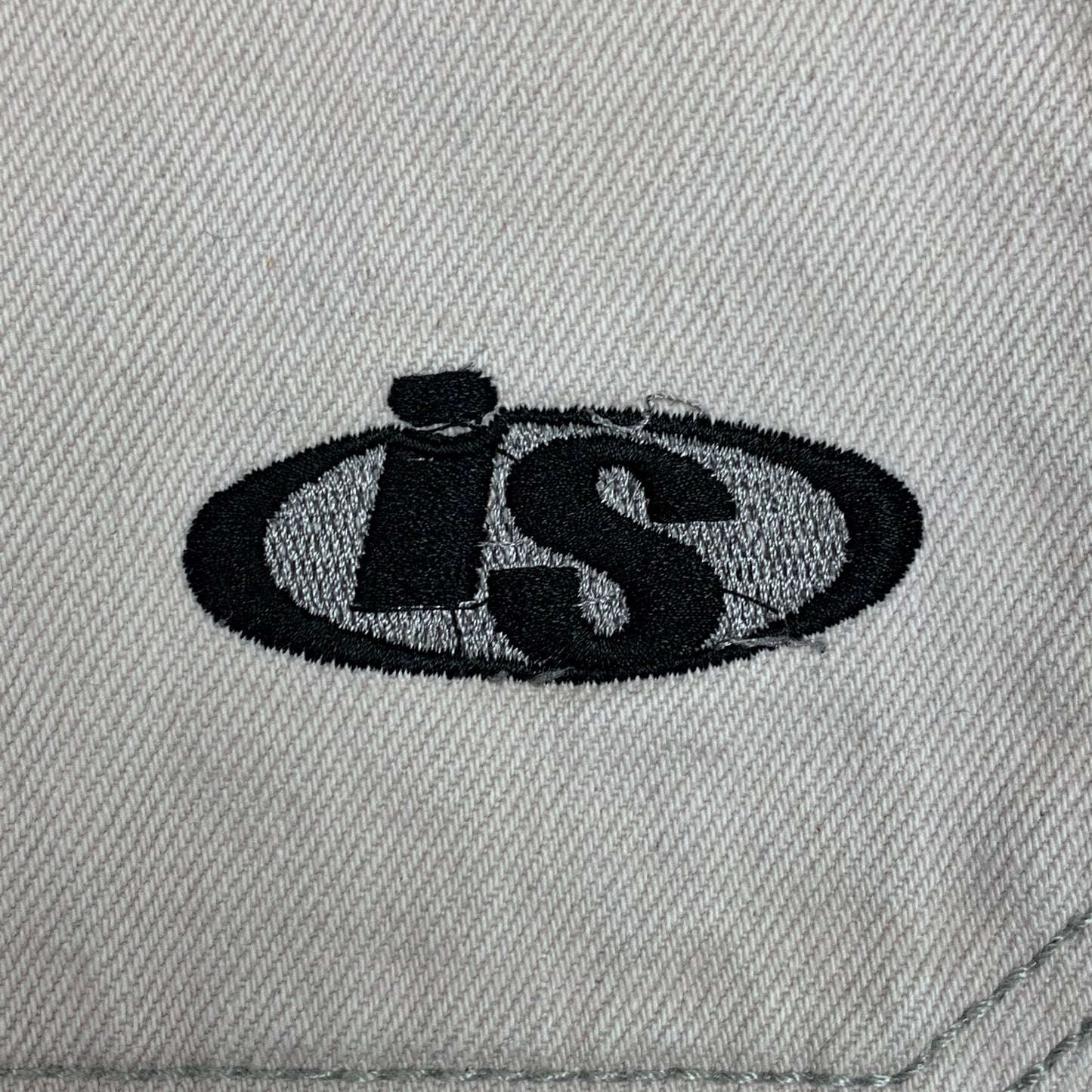Interstate 90s baggy embroidered jeans