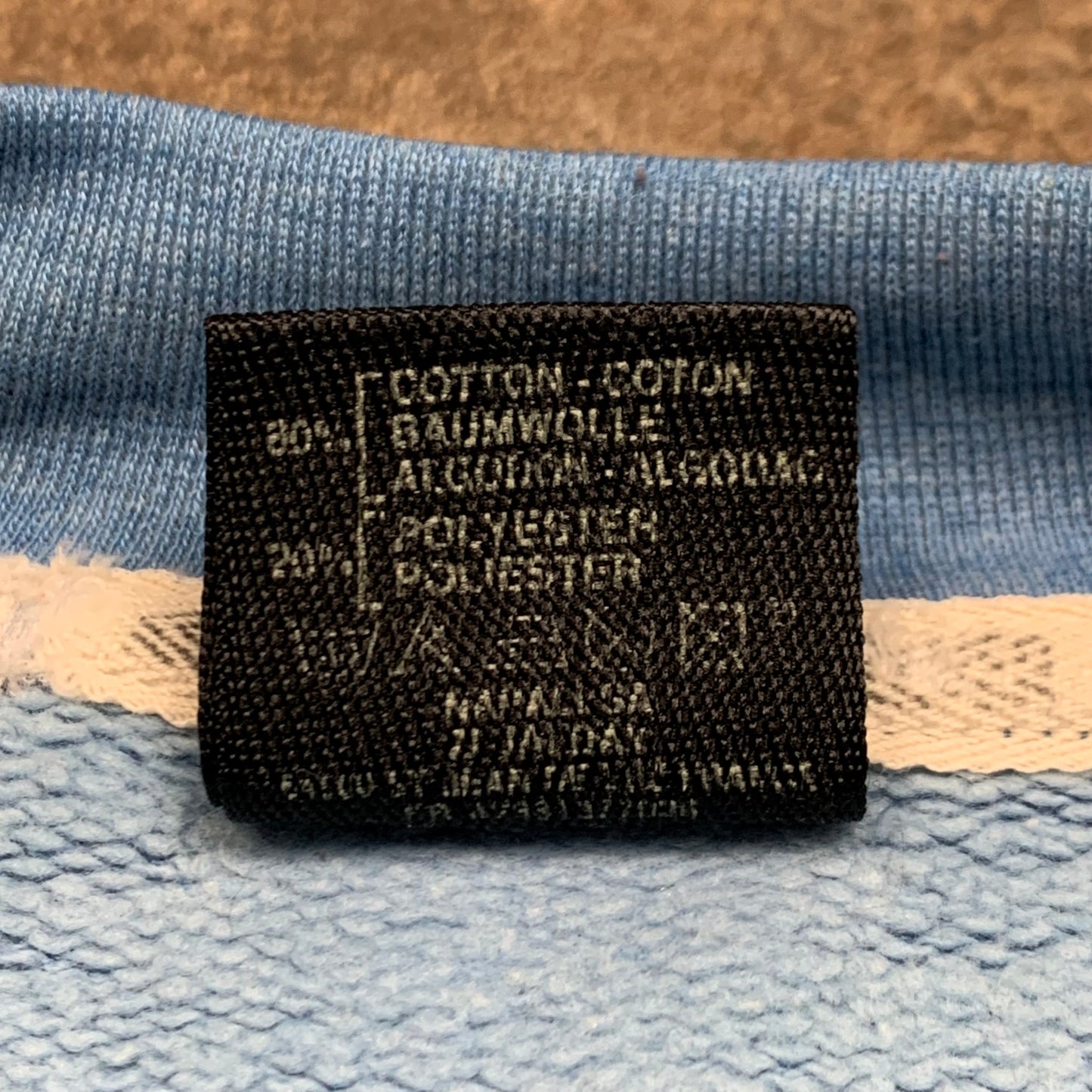 Quiksilver 90s blue graphic boxy sweatshirt