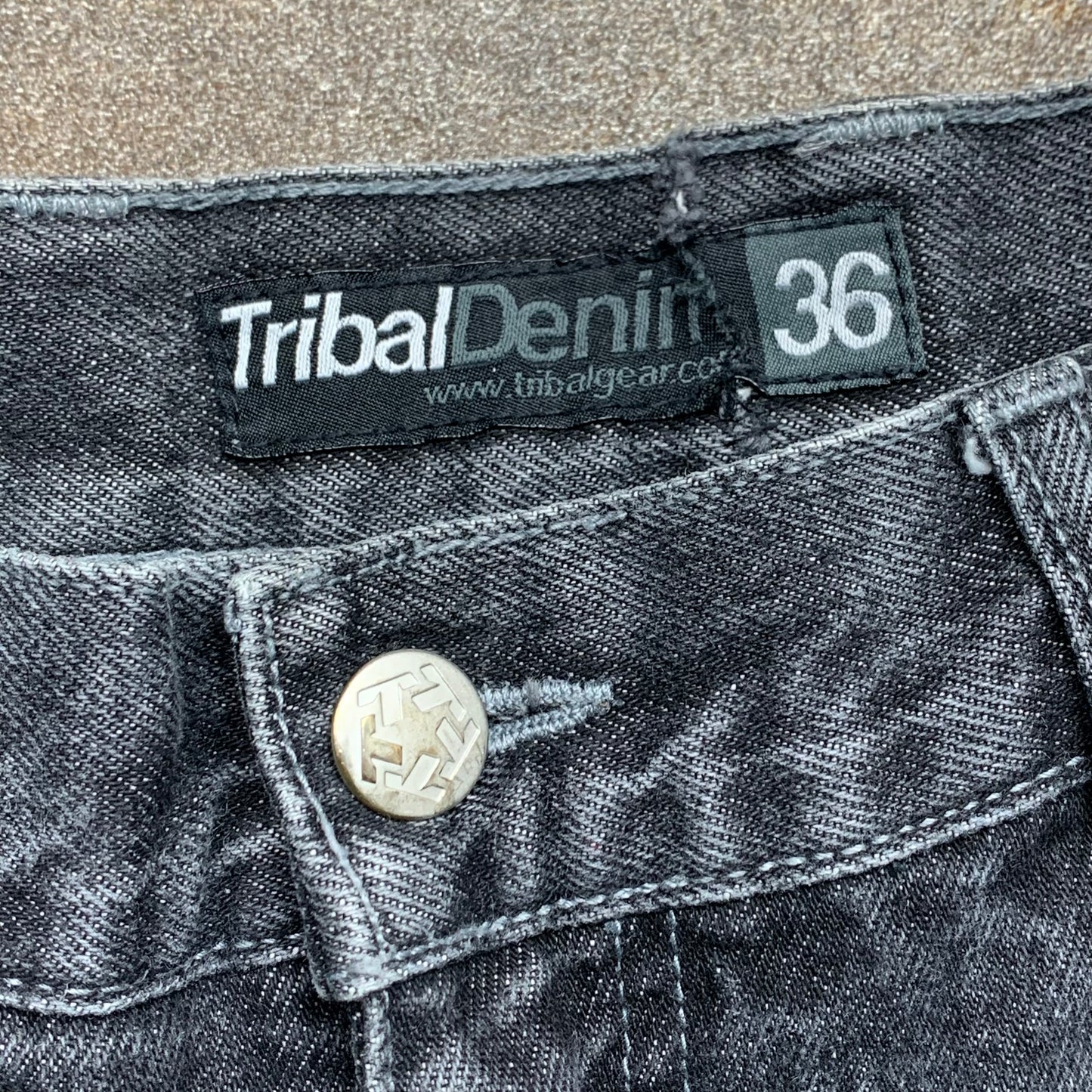 Tribal Denim 90s black carpenter jeans
