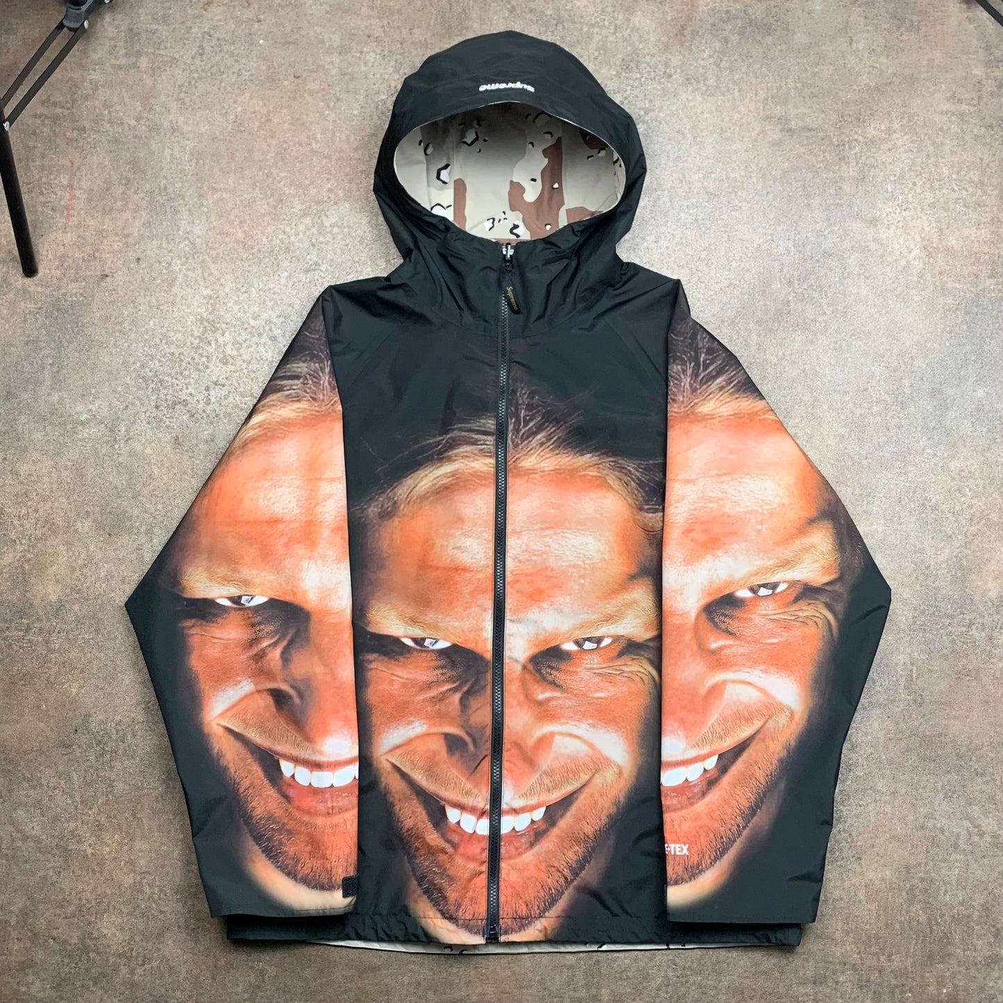 Supreme x Aphex Twin jacket & gloves