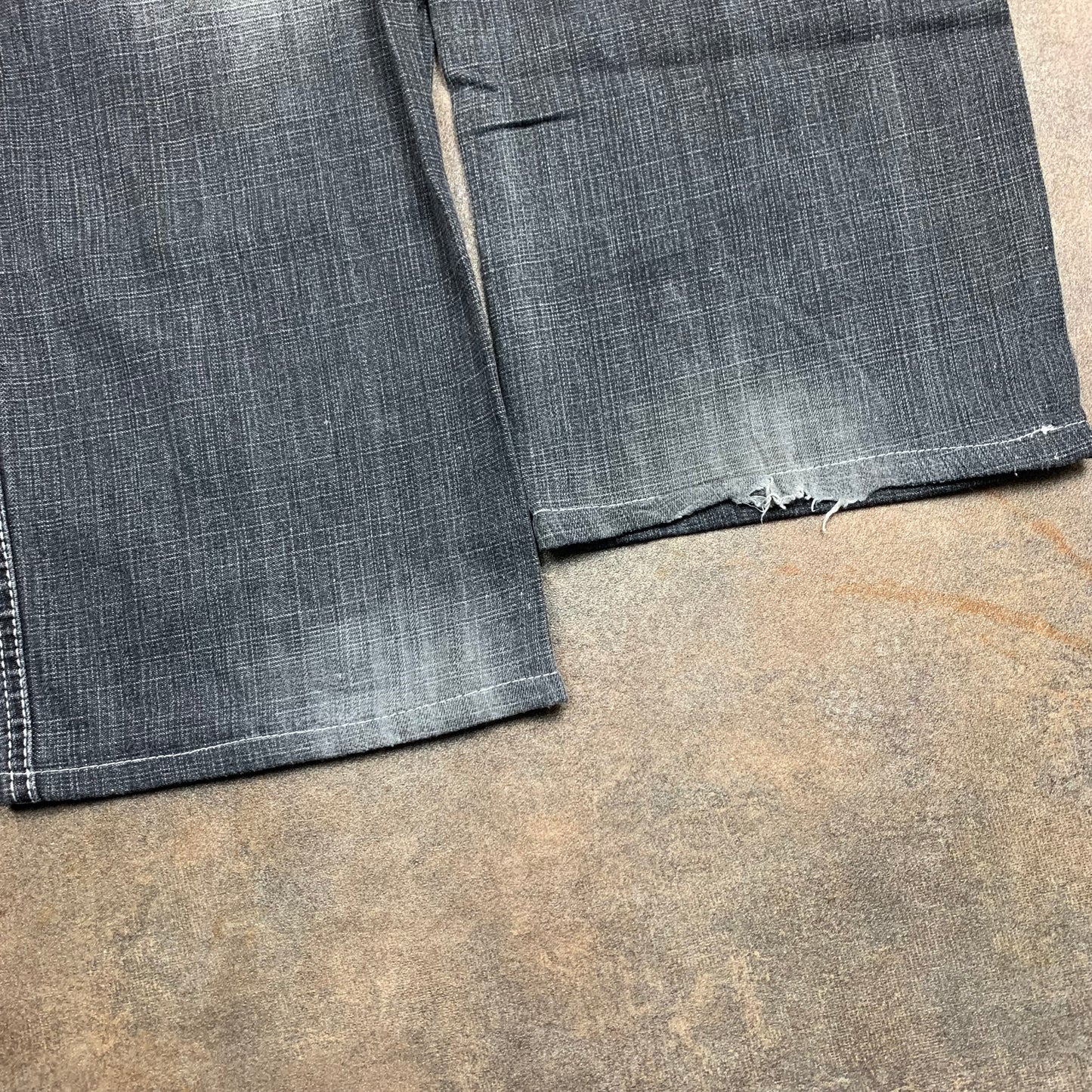 Southpole 00s baggy black grey jeans