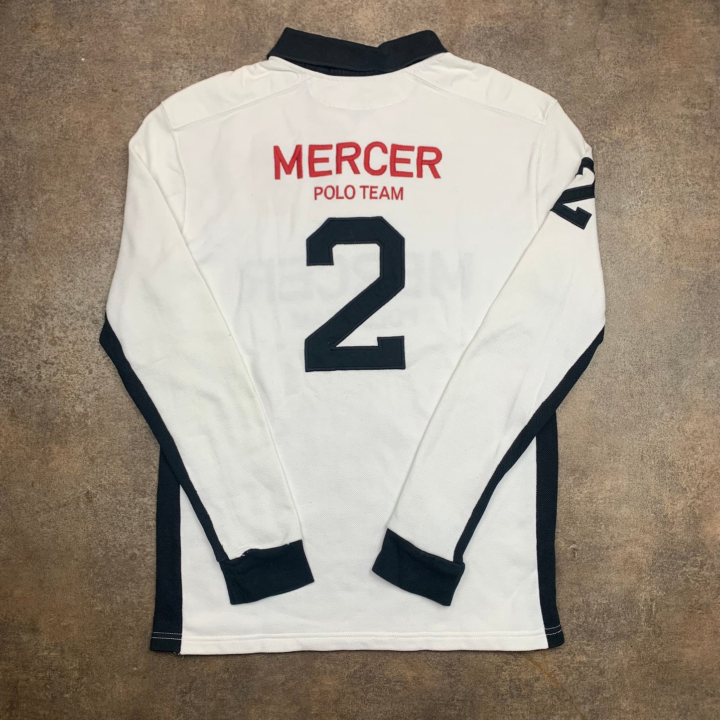 Polo Ralph Lauren 00s white long sleeve polo