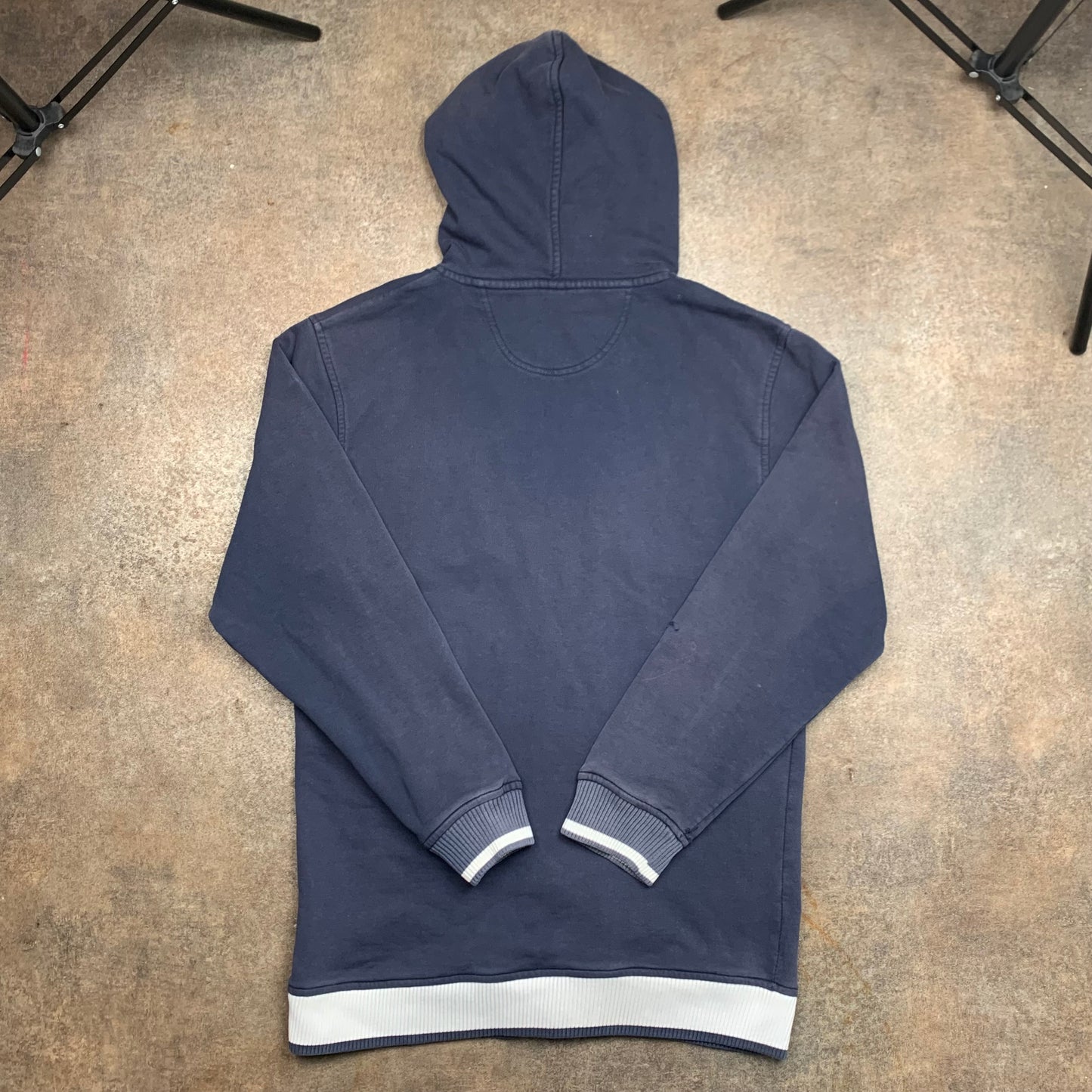 Southpole 00s navy graphic zip hoodie