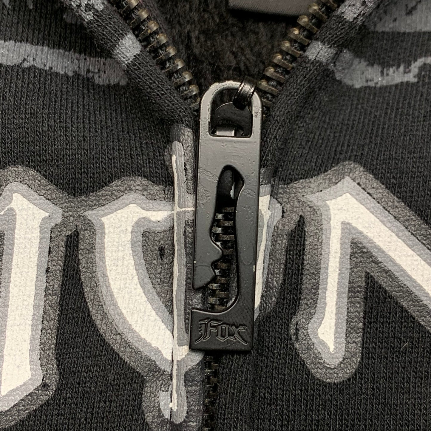 Fox Racing Monster Energy 00s graphic zip hoodie