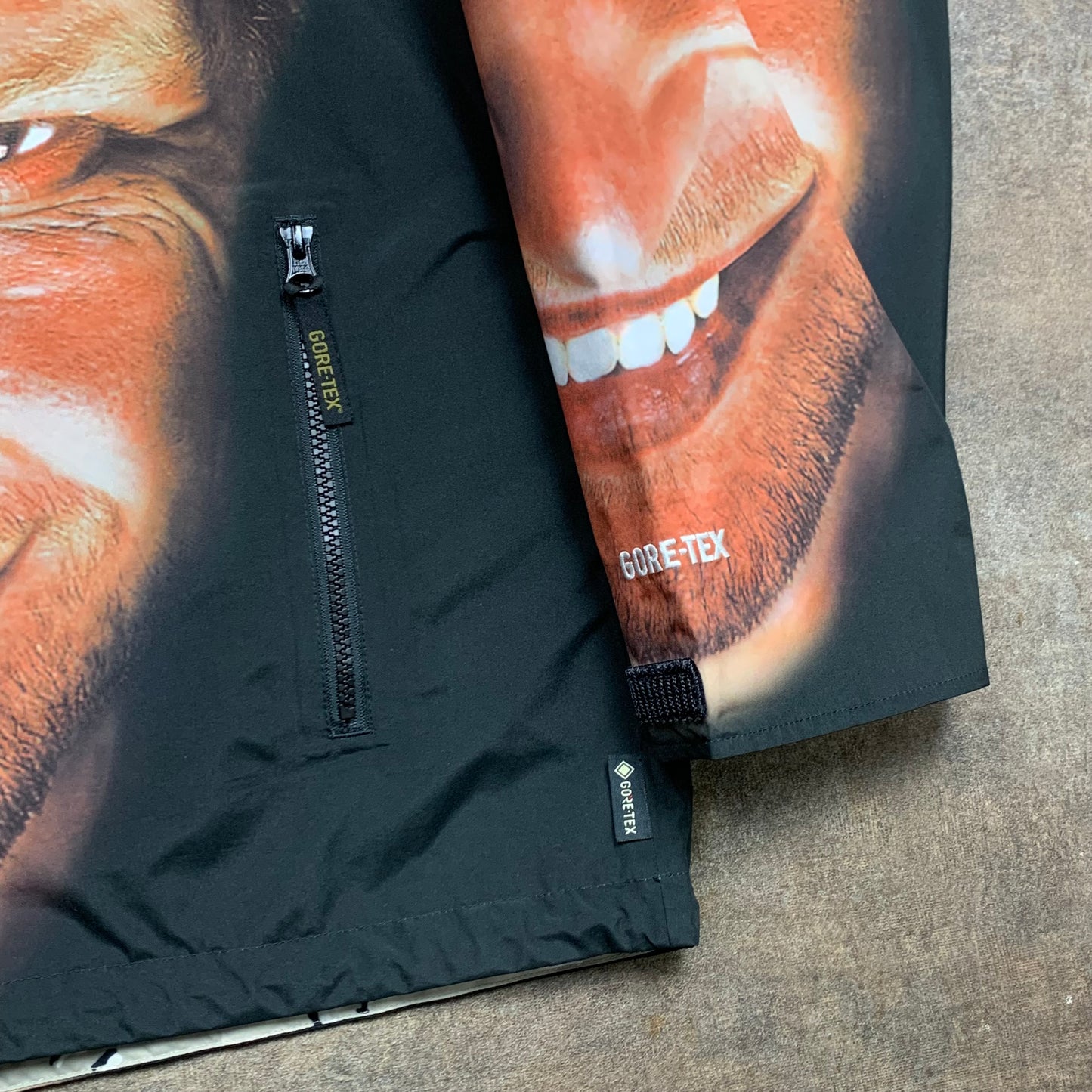 Supreme x Aphex Twin jacket & gloves