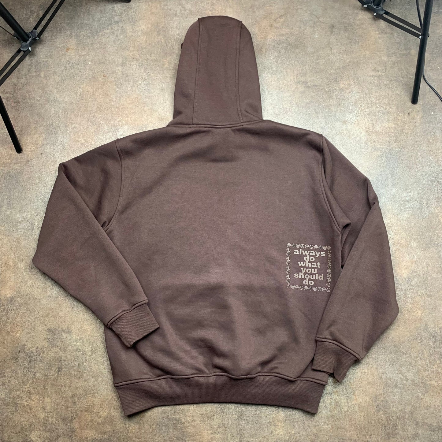 Always Do What You Should Do graphic hoodie