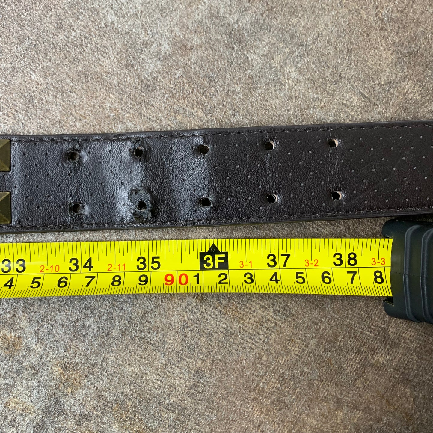 Quiksilver 00s grunge studded belt