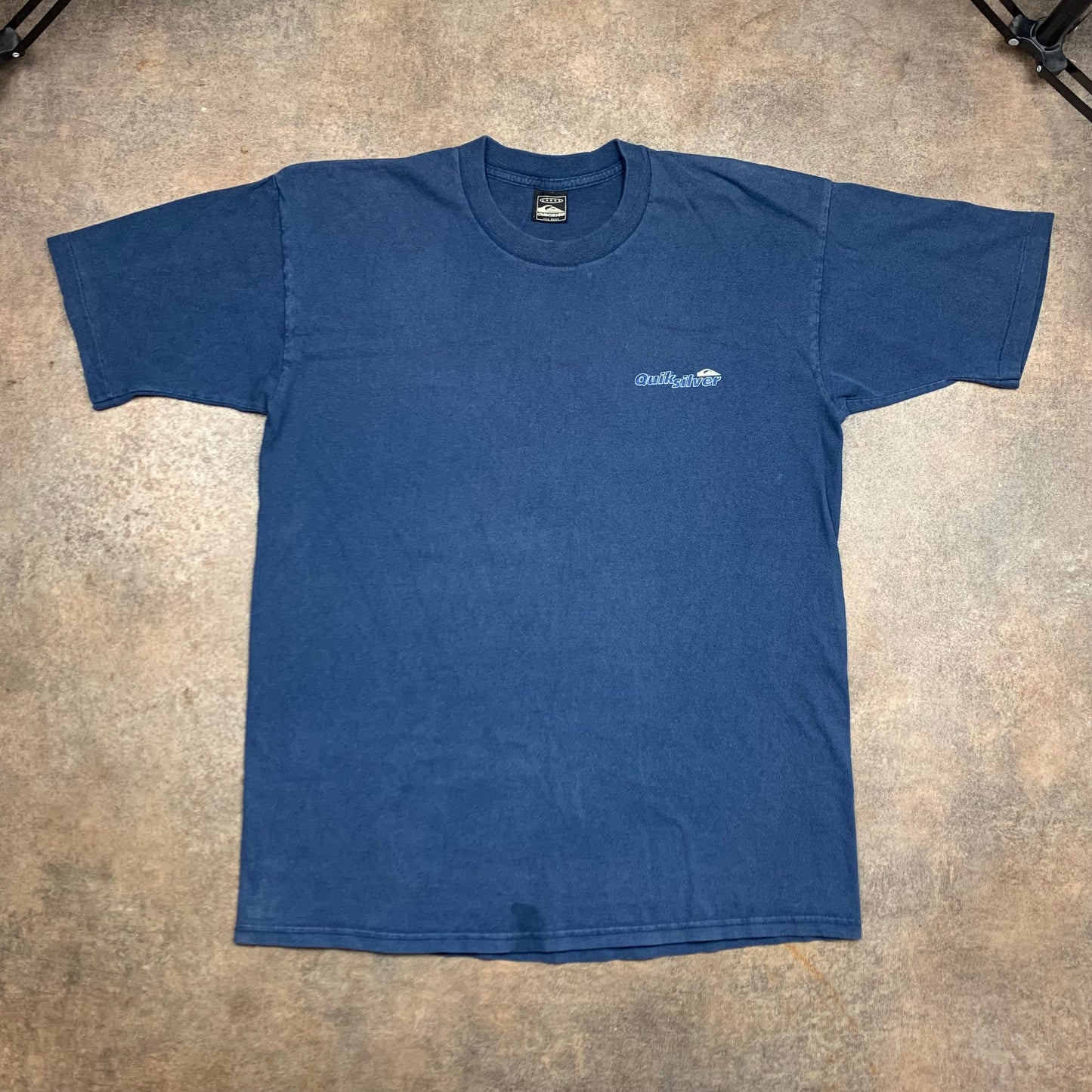 Quiksilver 90s navy surf graphic tee