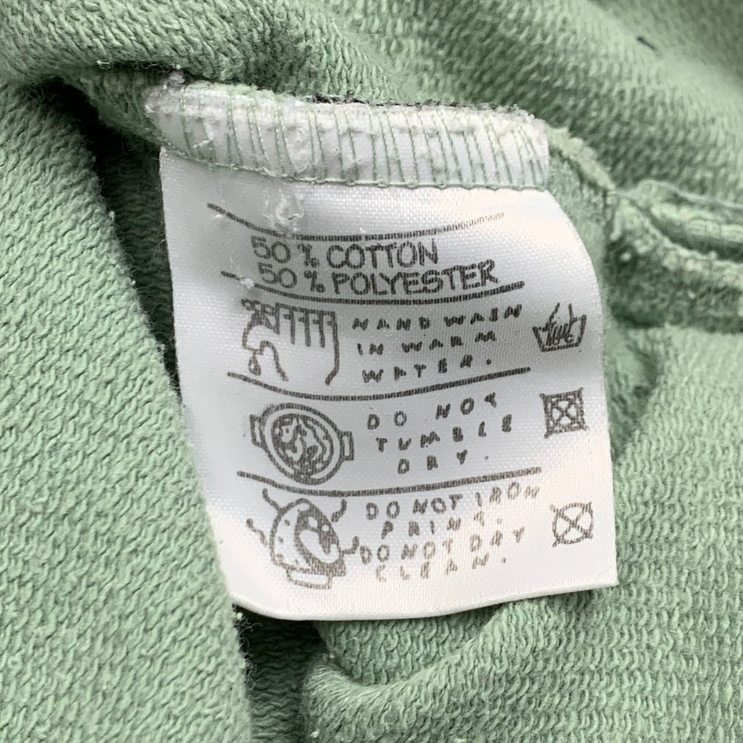 Mambo 90s mint green graphic boxy sweatshirt