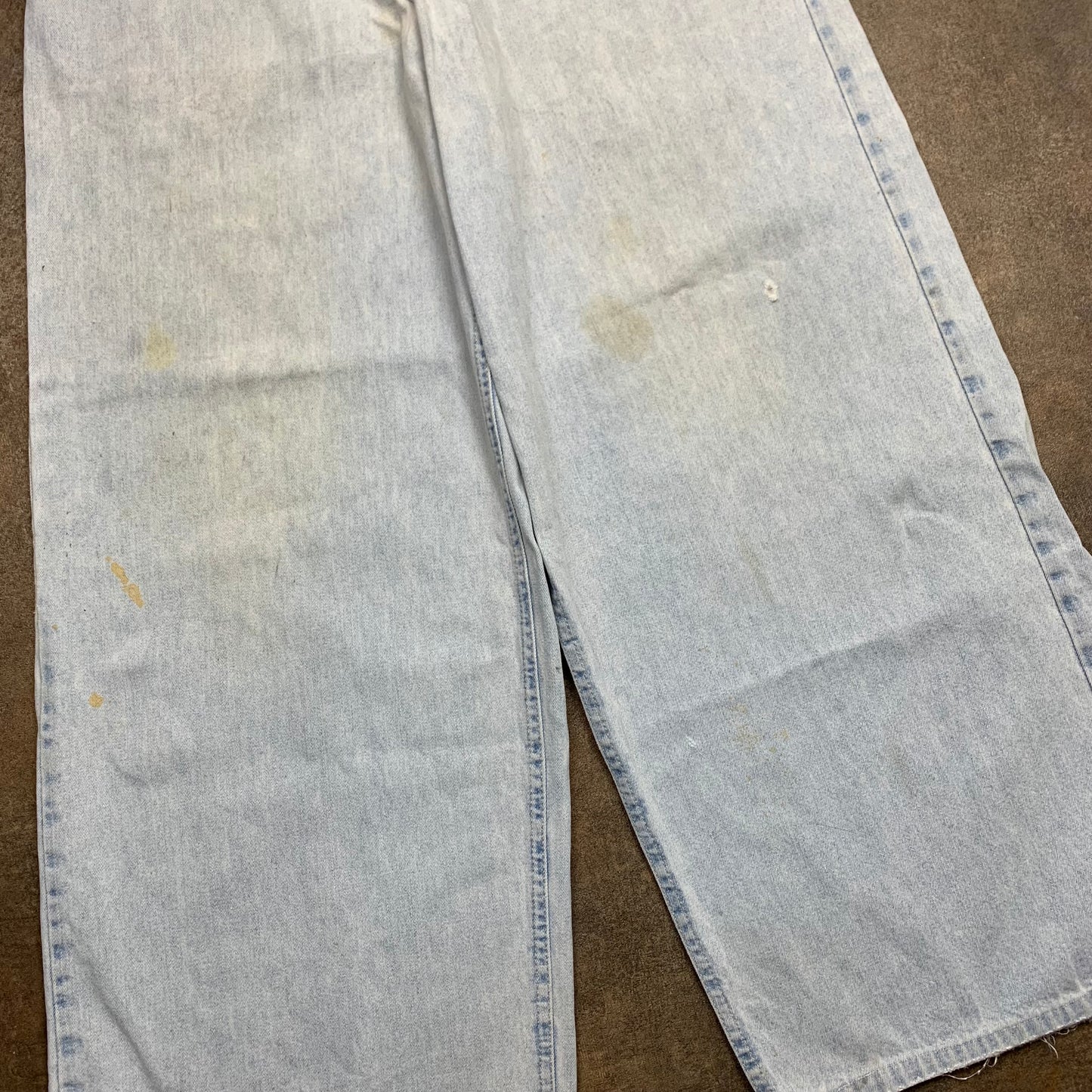 Lee Pipes 00s baggy embroidered jeans