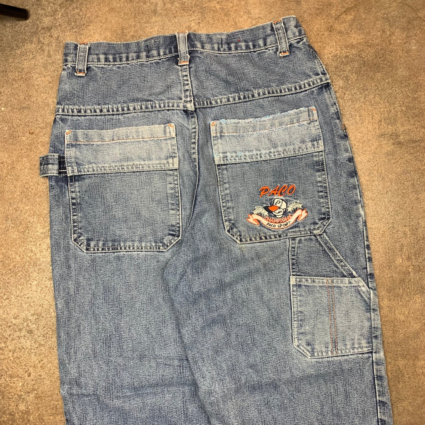 Paco 00s baggy graphic carpenter jeans