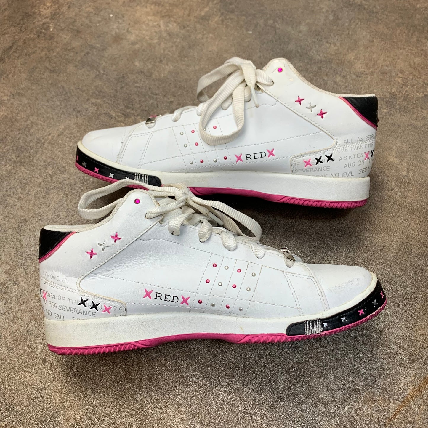 Ecko Red 00s Phranz Phahrenheit white pink shoes
