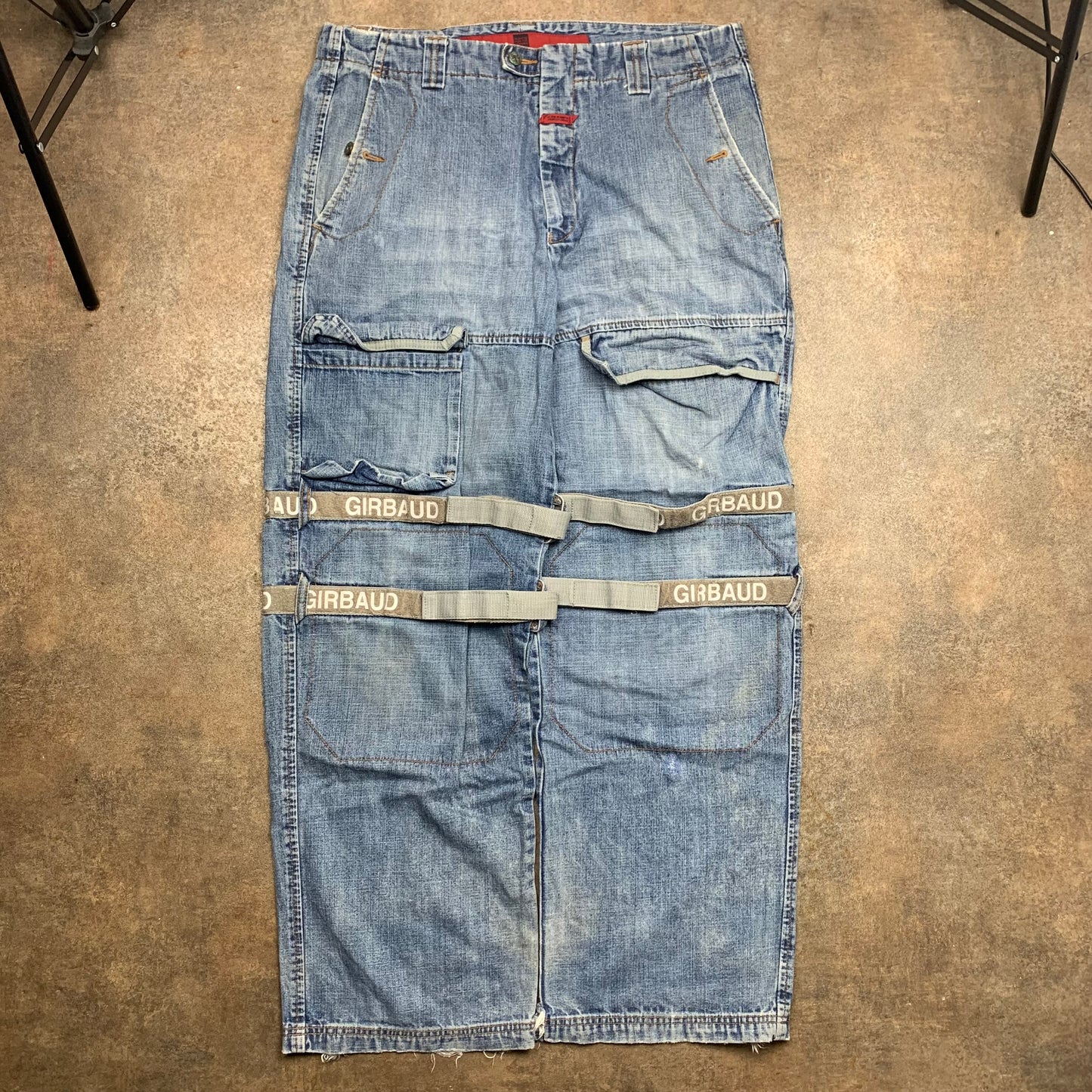 Marithé + François Girbaud 00s blue baggy jeans