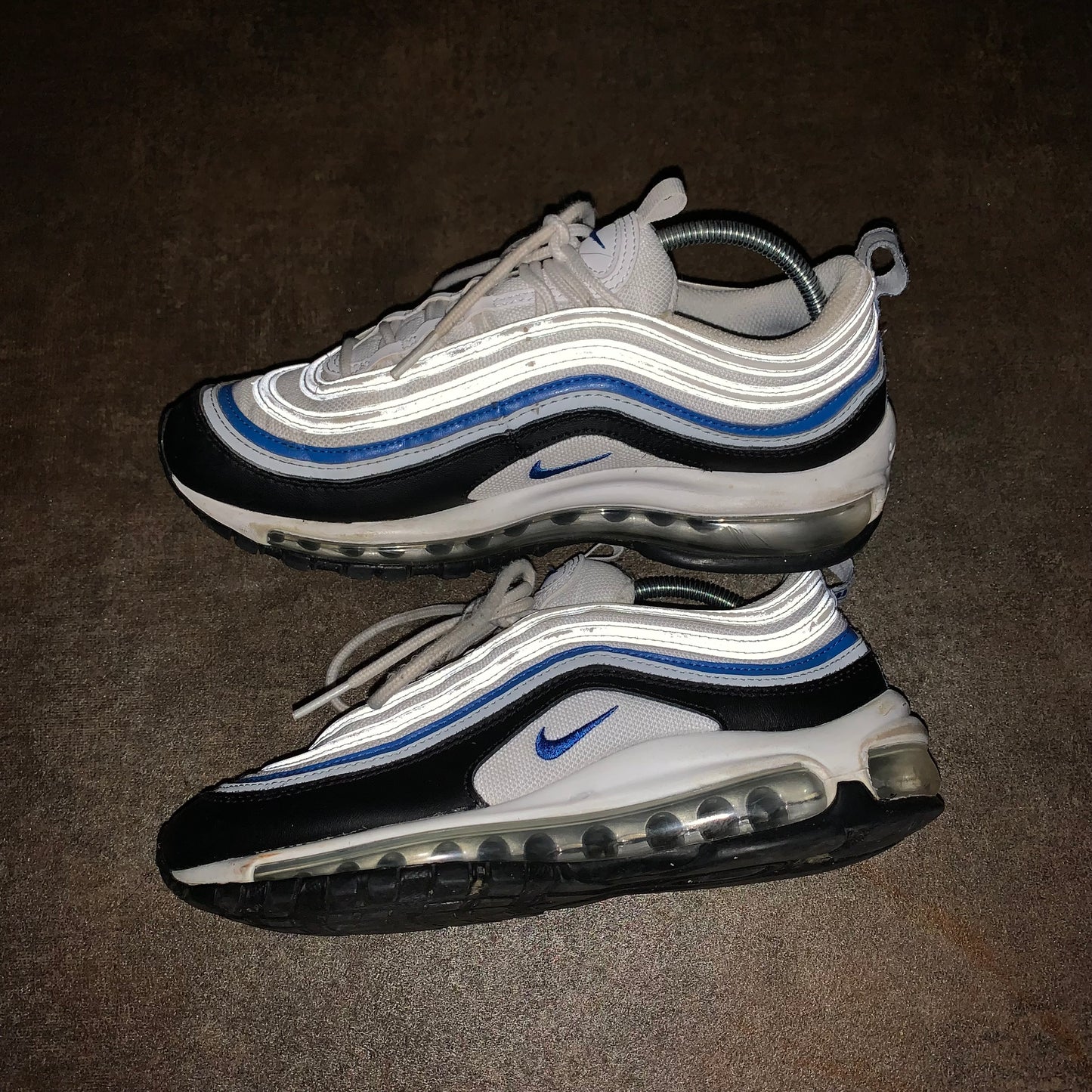 Nike Air Max 95 white blue black trainers