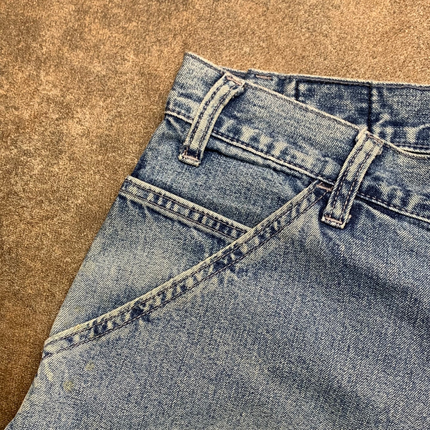 Levi's Silvertab 00s baggy carpenter blue jeans
