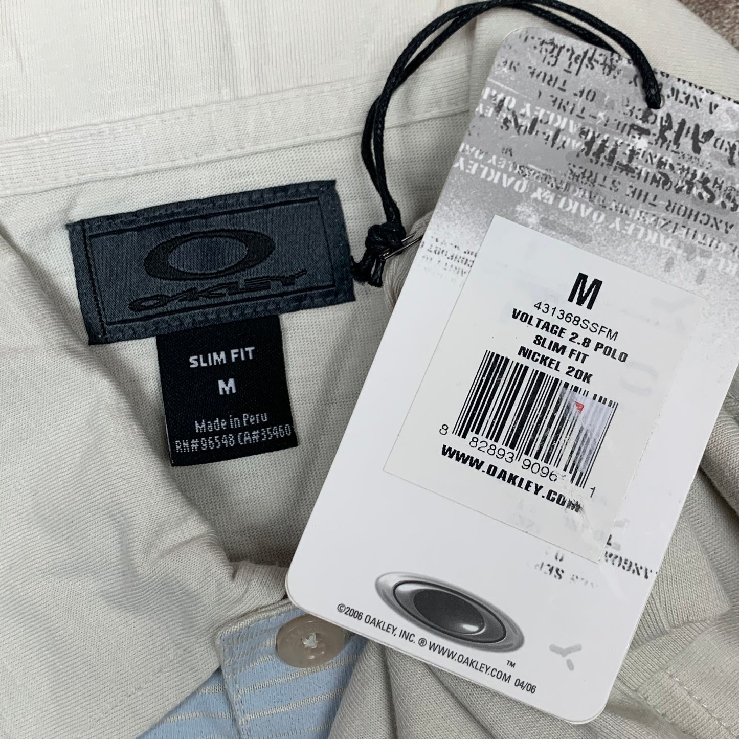 Oakley 00s deadstock graphic polo shirt