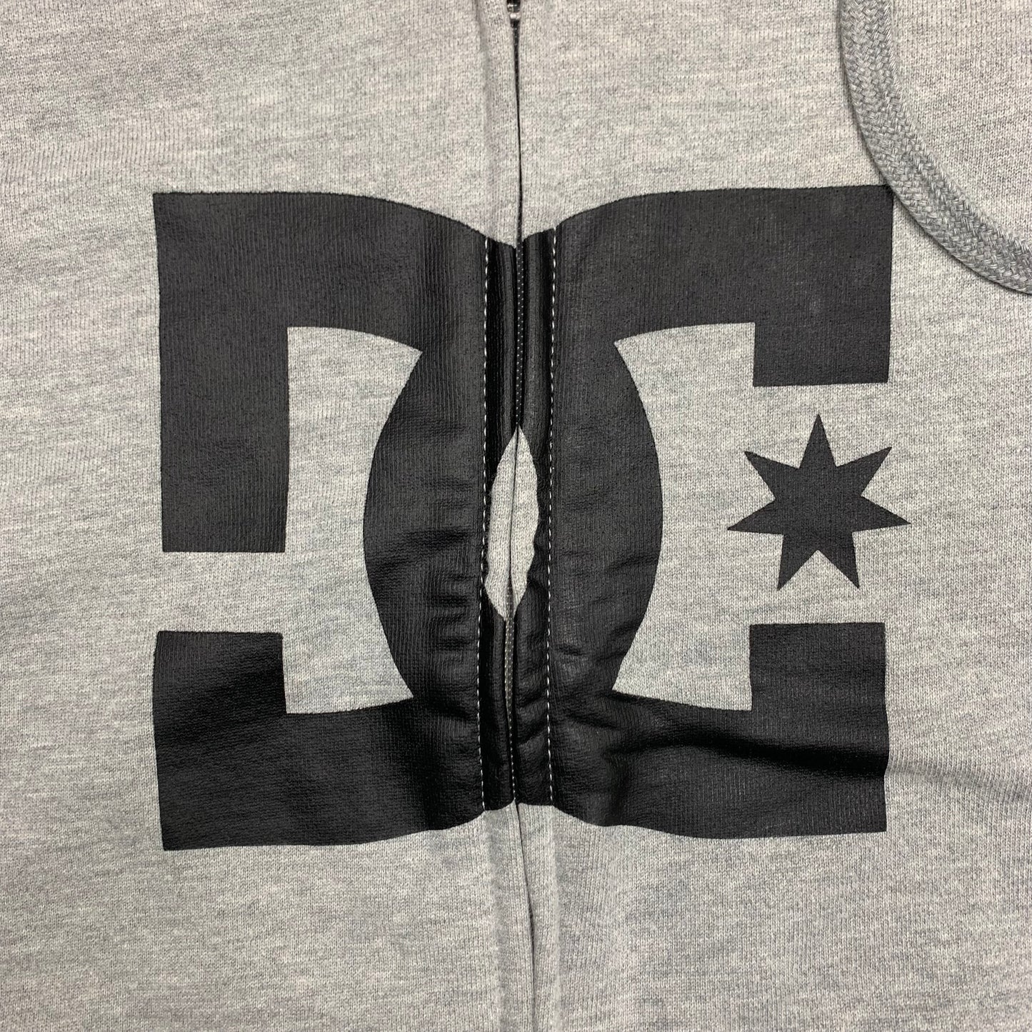 DC Shoes grunge graphic zip hoodie