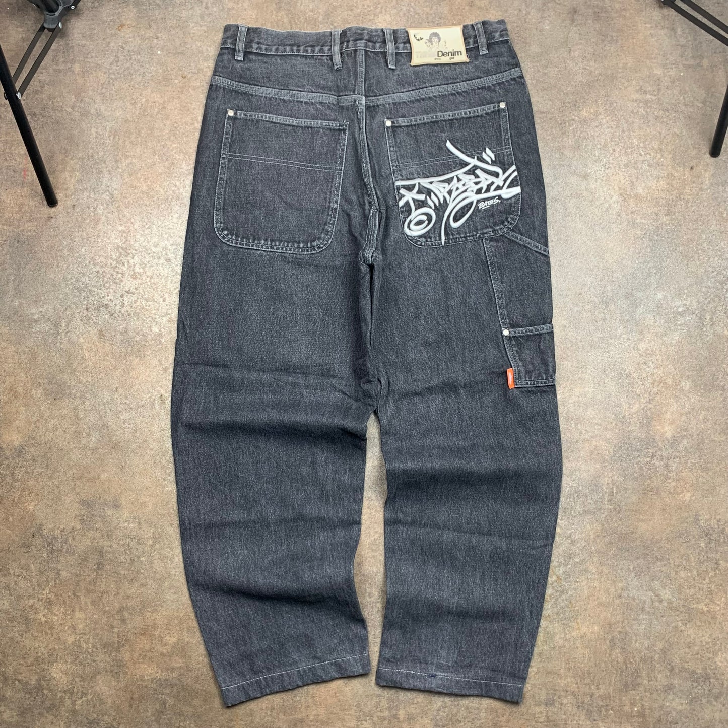 Tribal Denim 90s black carpenter jeans