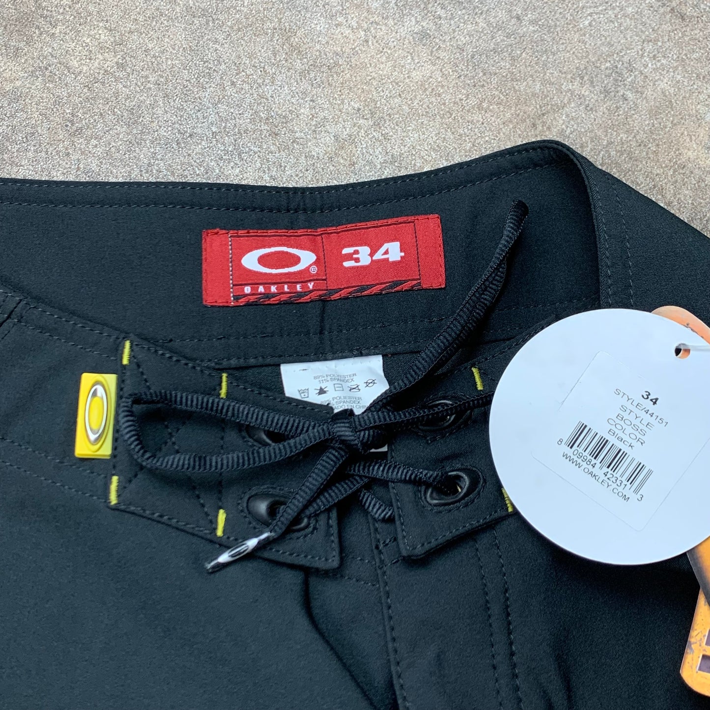 Oakley Software 00s black baggy boardshorts