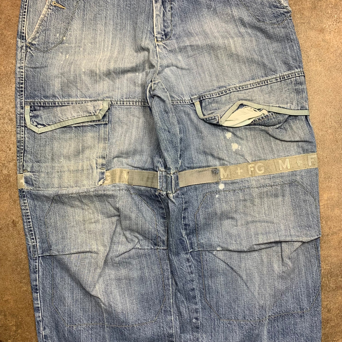 Marithé + François Girbaud 00s baggy blue jeans