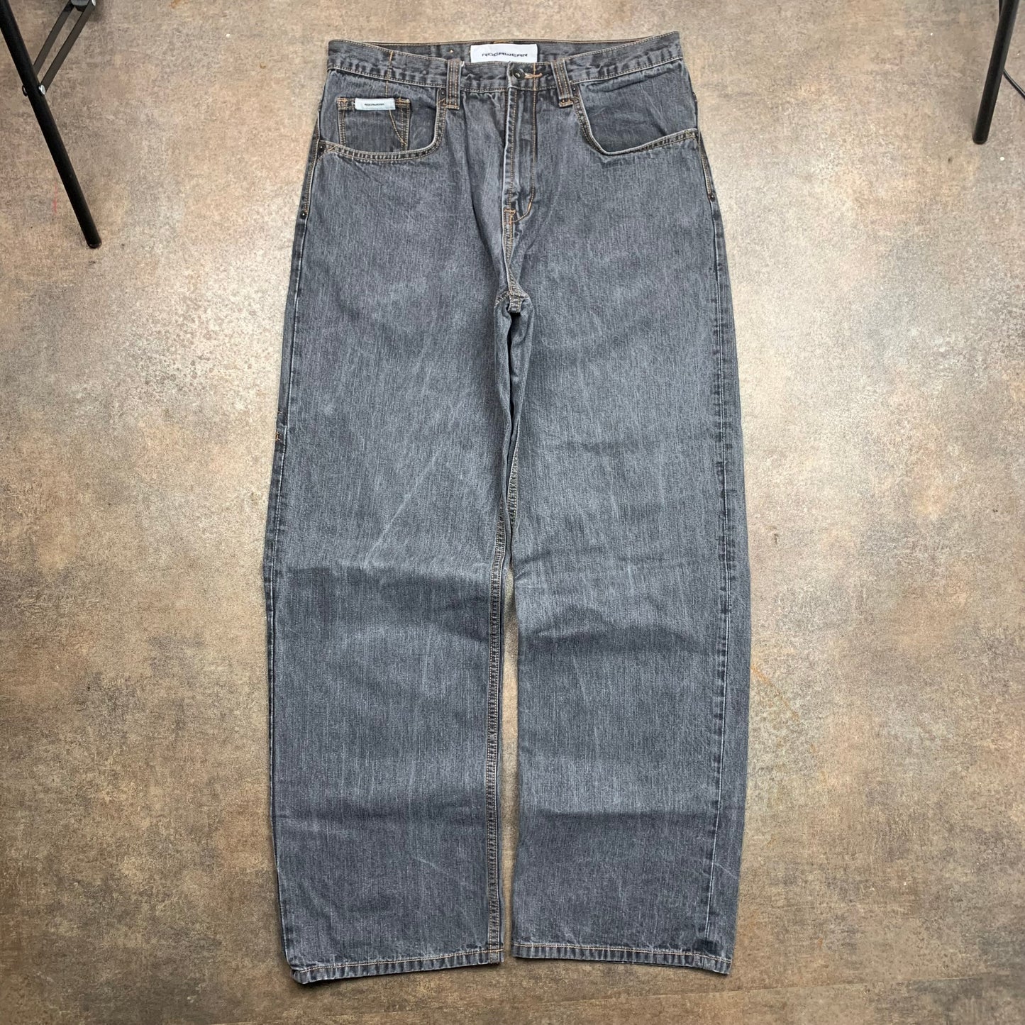 Rocawear 90s grey carpenter baggy jeans