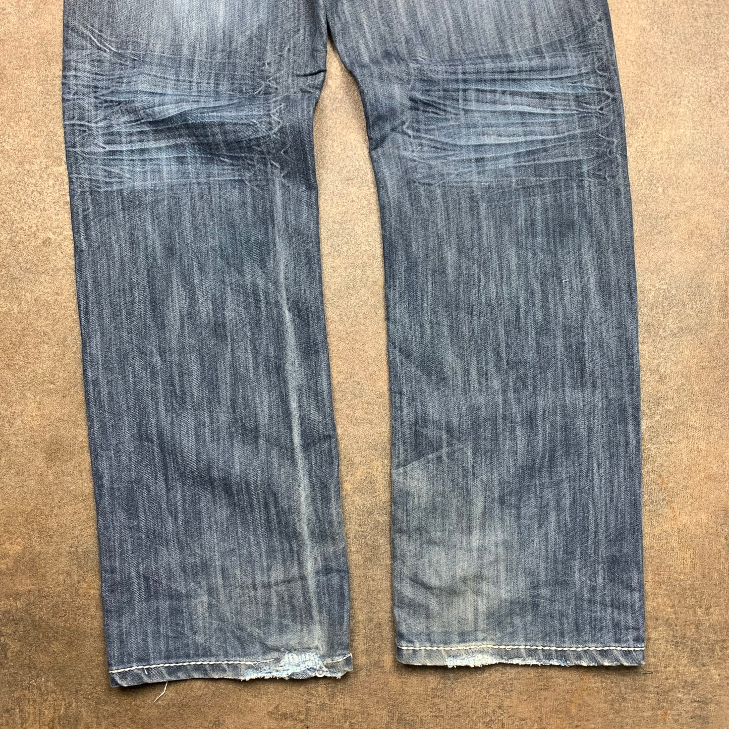 Southpole 00s straight leg embroidered jeans
