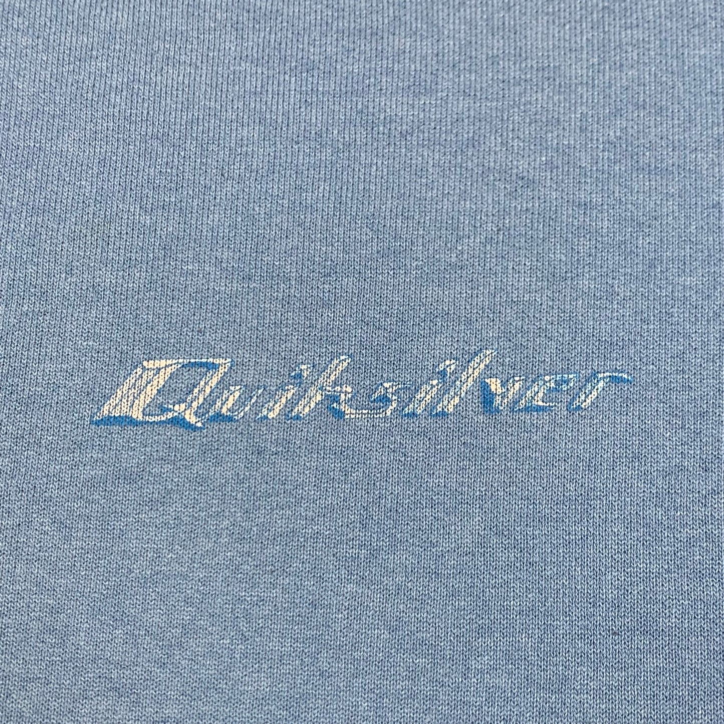 Quiksilver 90s blue graphic boxy sweatshirt