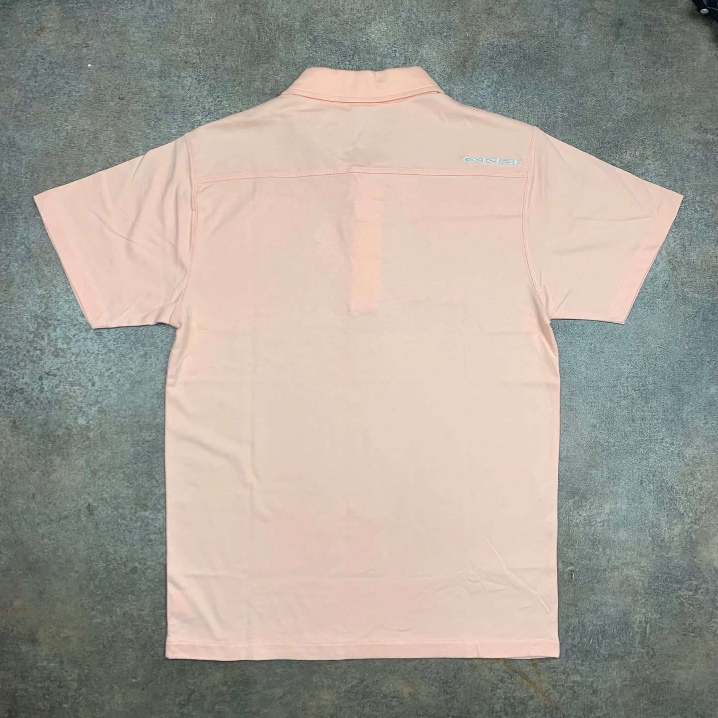 Oakley 00s pink graphic polo shirt