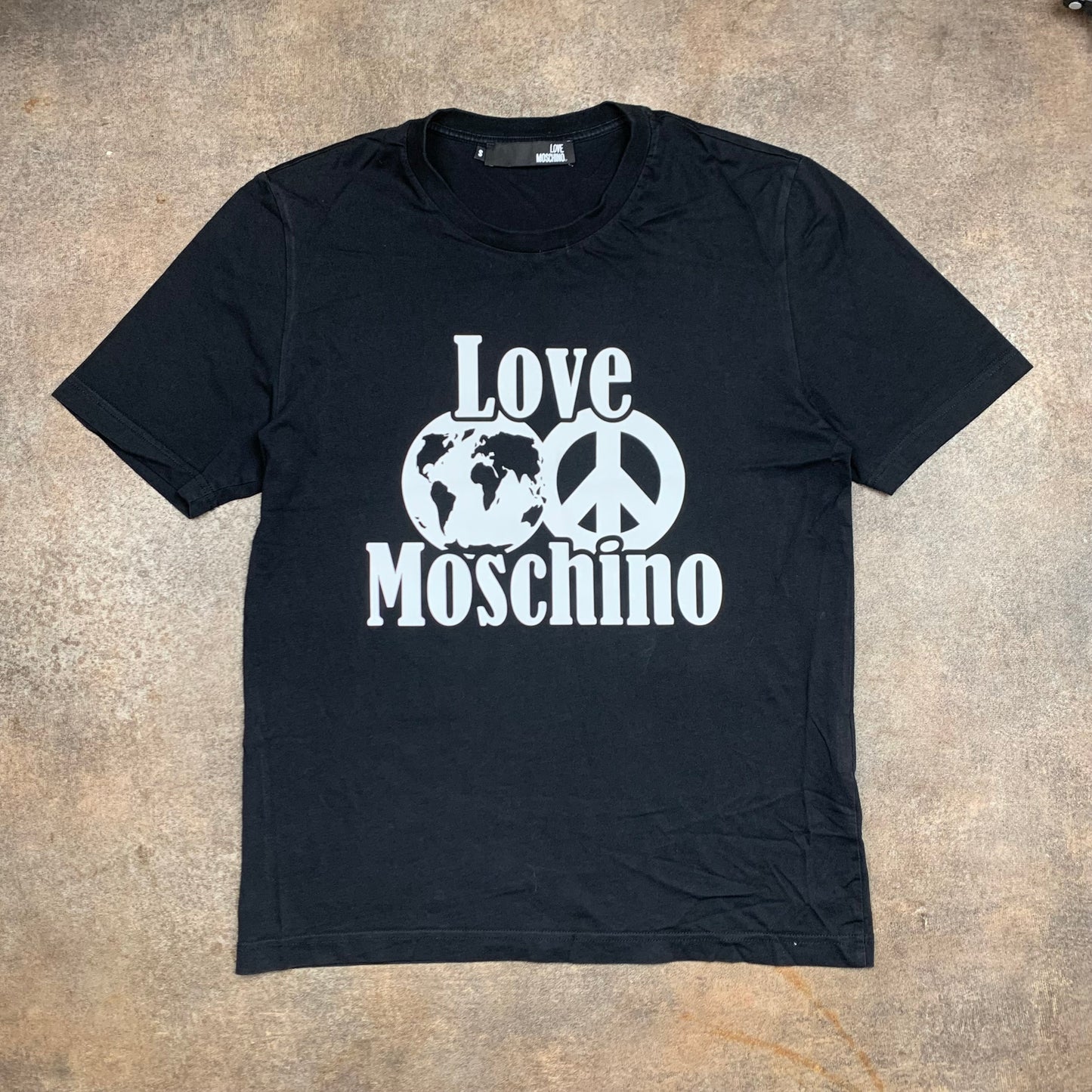 Love Moschino black graphic tee