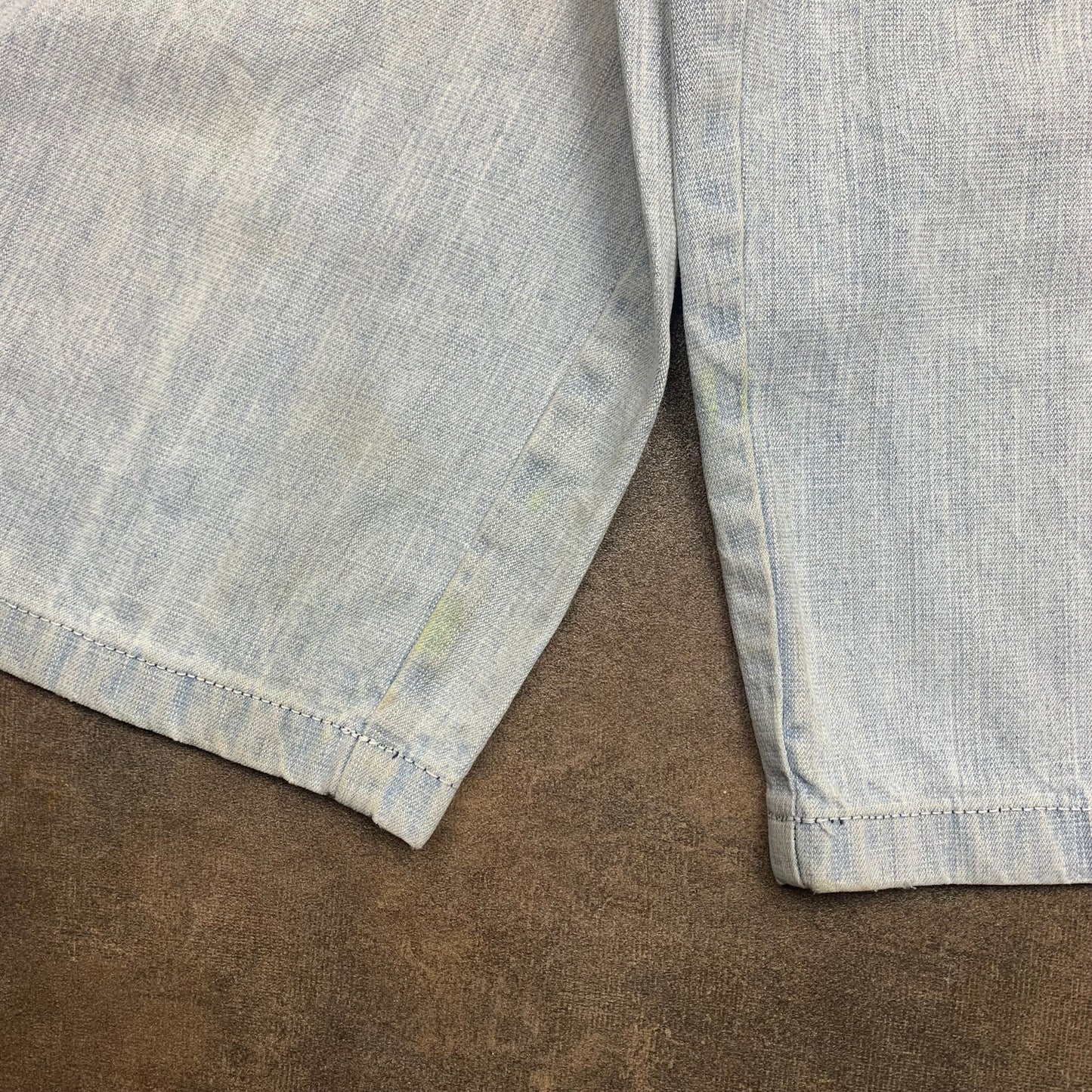 Southpole 00s pale blue baggy jorts