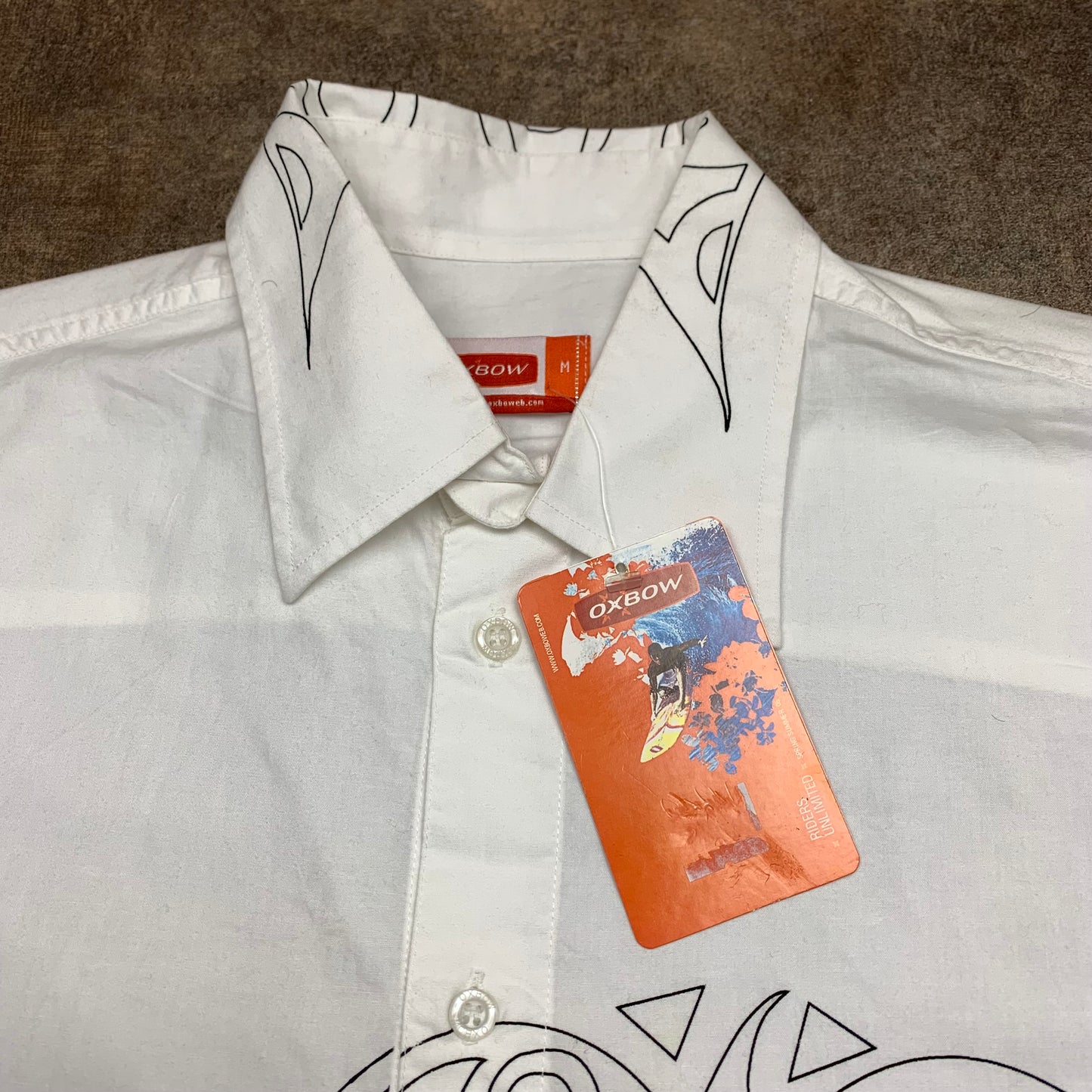 Oxbow 00s deadstock graphic button shirt