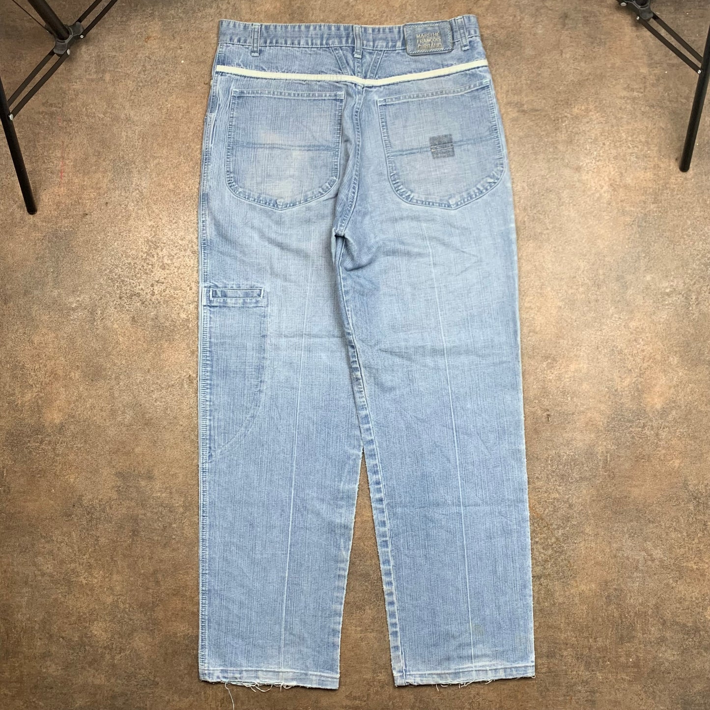 Marithé + François Girbaud 00s baggy light blue jeans