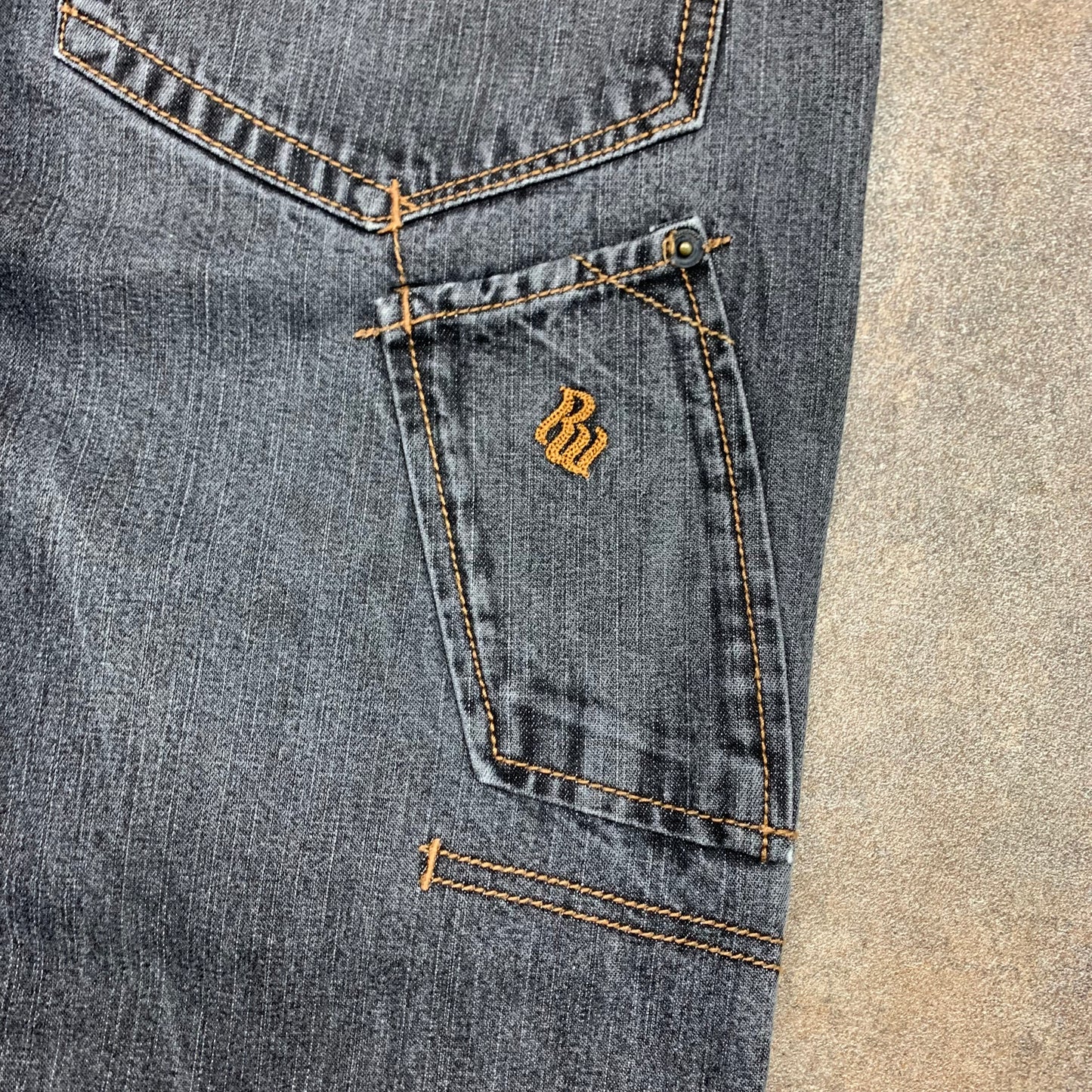 Rocawear 90s grey carpenter baggy jeans