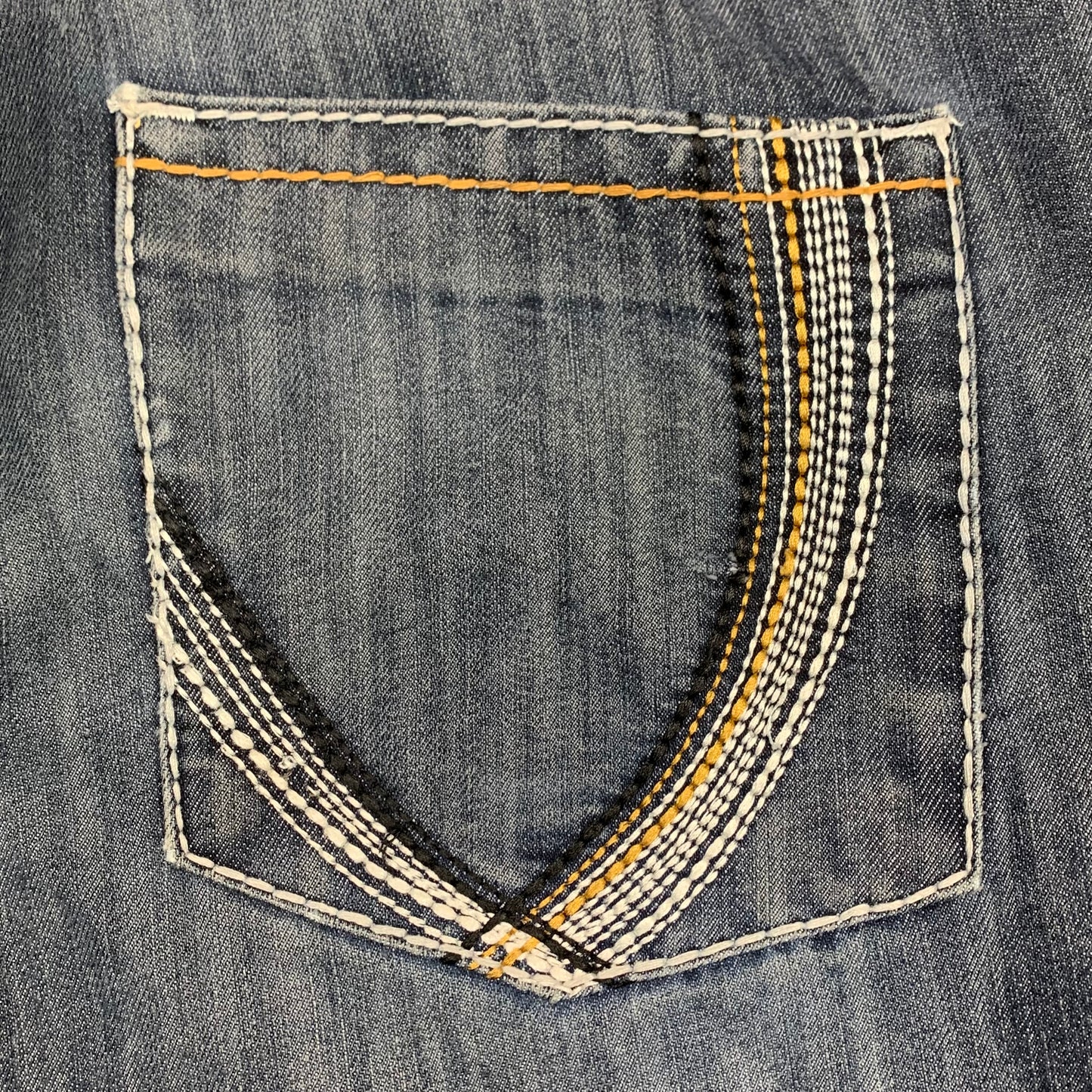 Southpole 00s straight leg embroidered jeans
