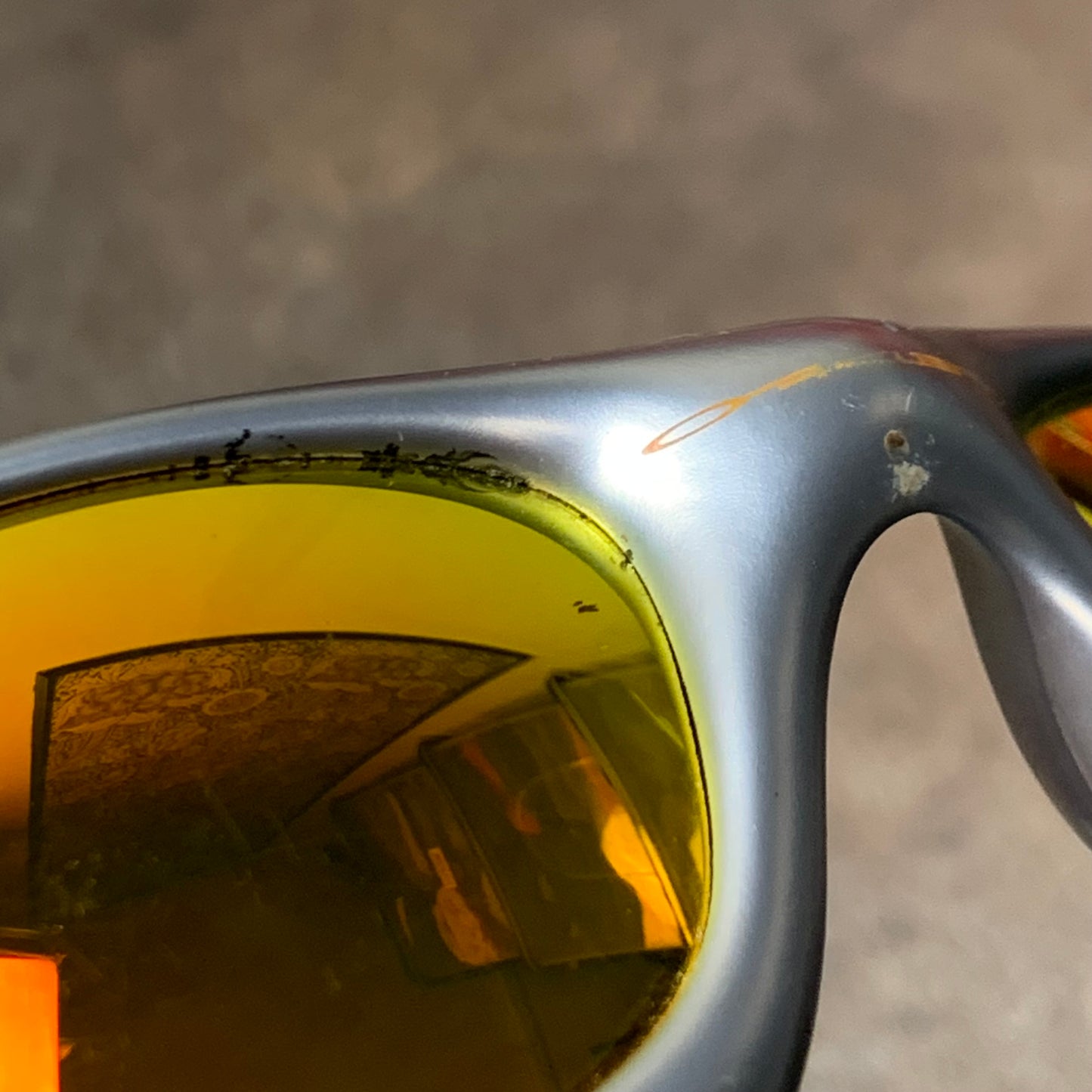 Oakley Software 90s flame graphic Straight Jacket sunglasses