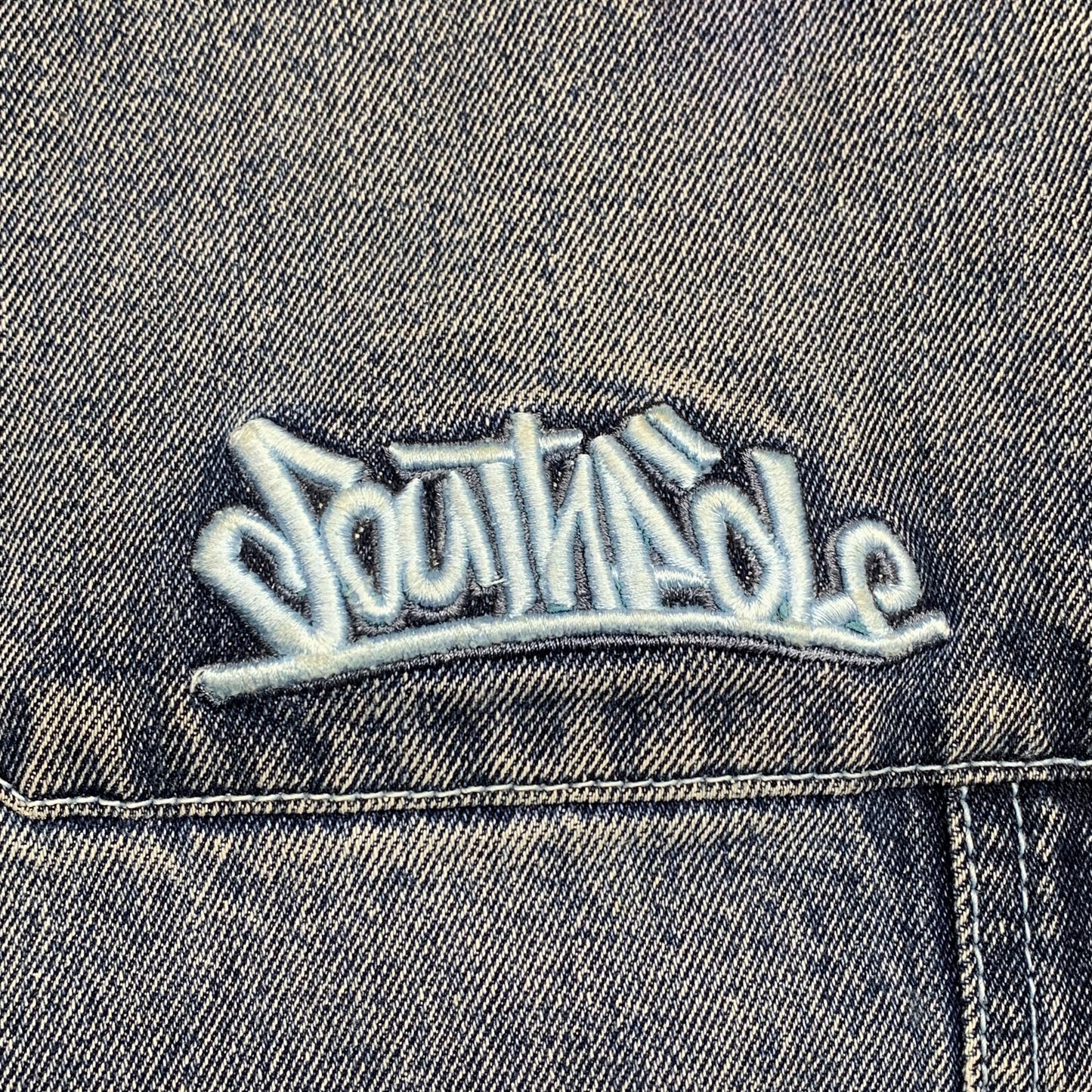 Southpole 90s blue baggy carpenter jorts
