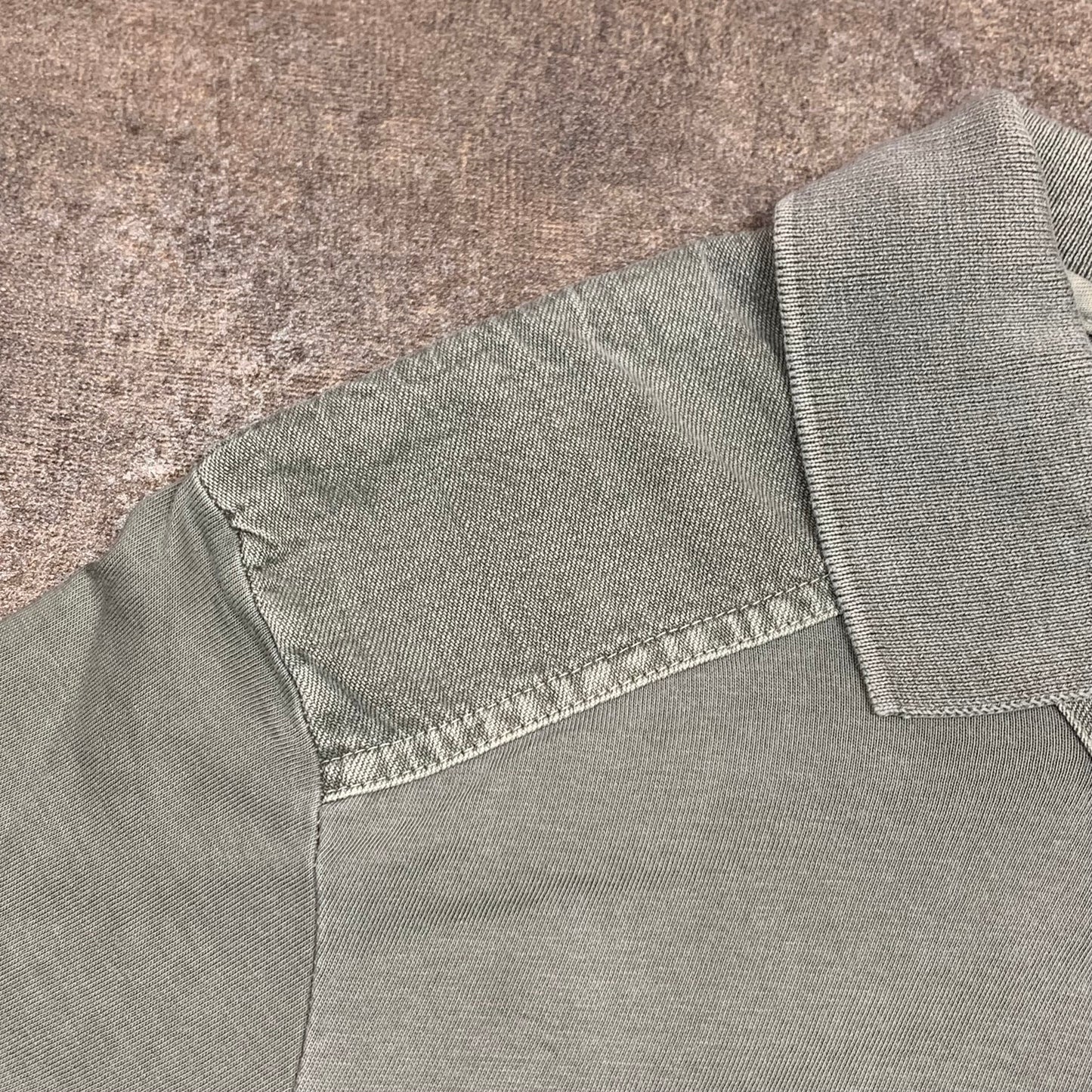Dolce & Gabbana 00s graphic khaki polo shirt