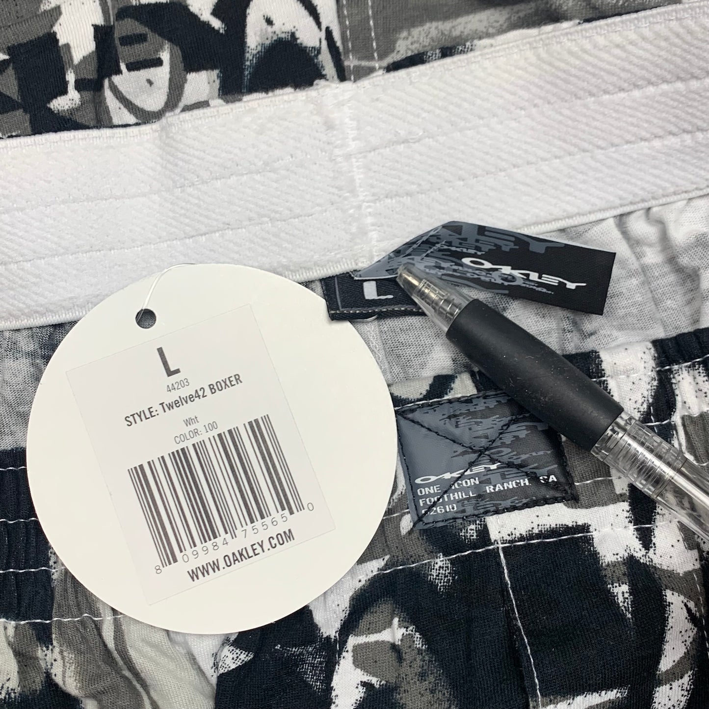 Oakley Software 00s deadstock black boxer pants