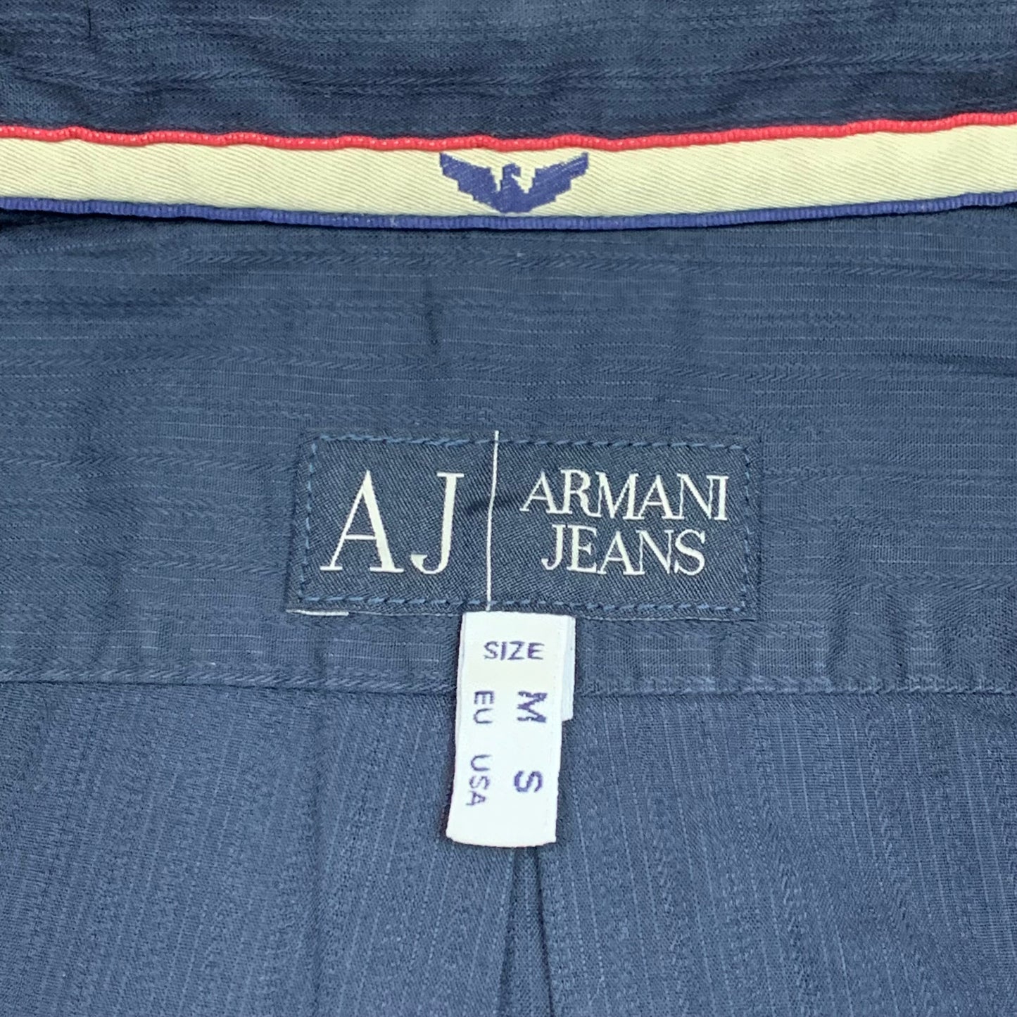 Armani Jeans 00s navy formal shirt