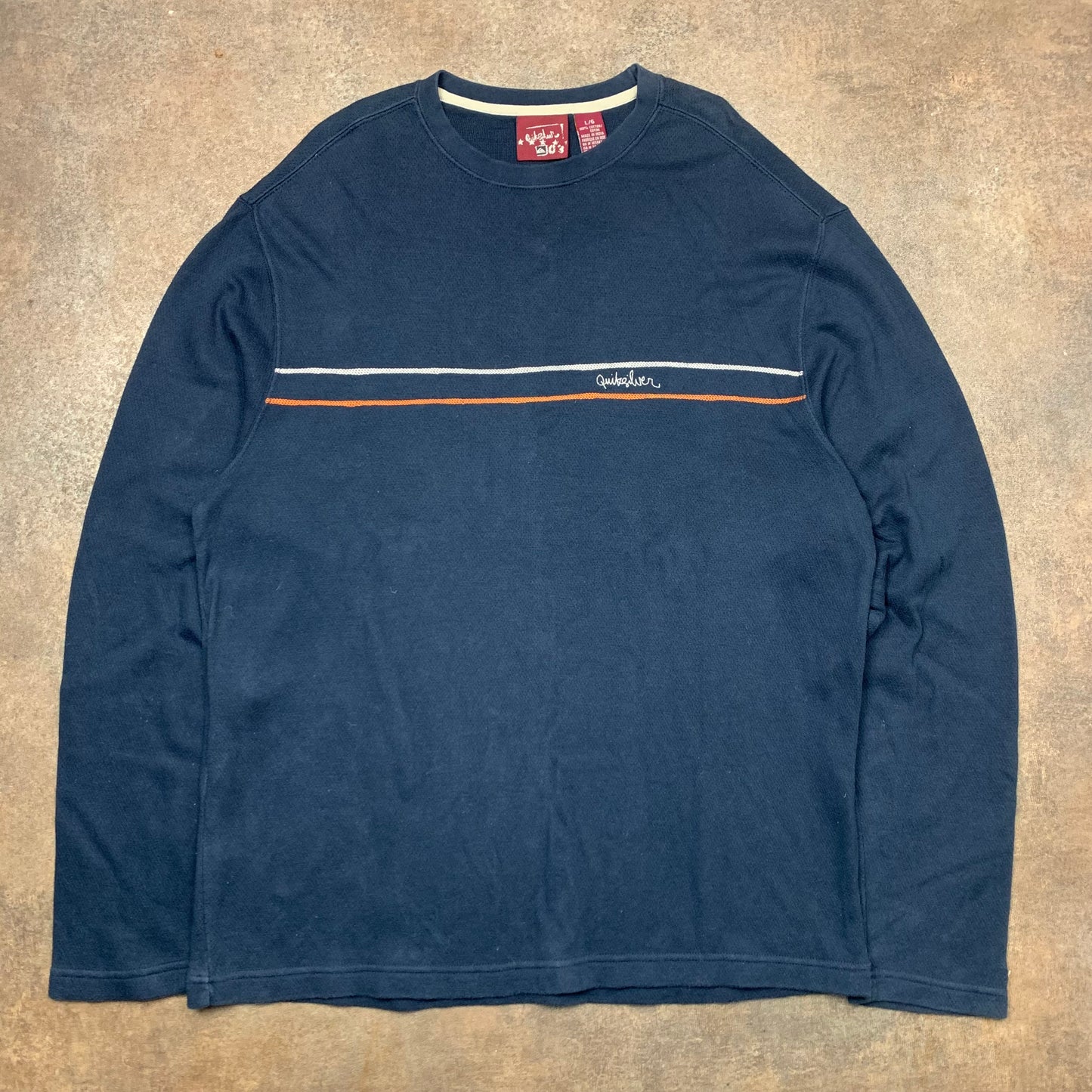 Quiksilver 00s navy graphic sweatshirt