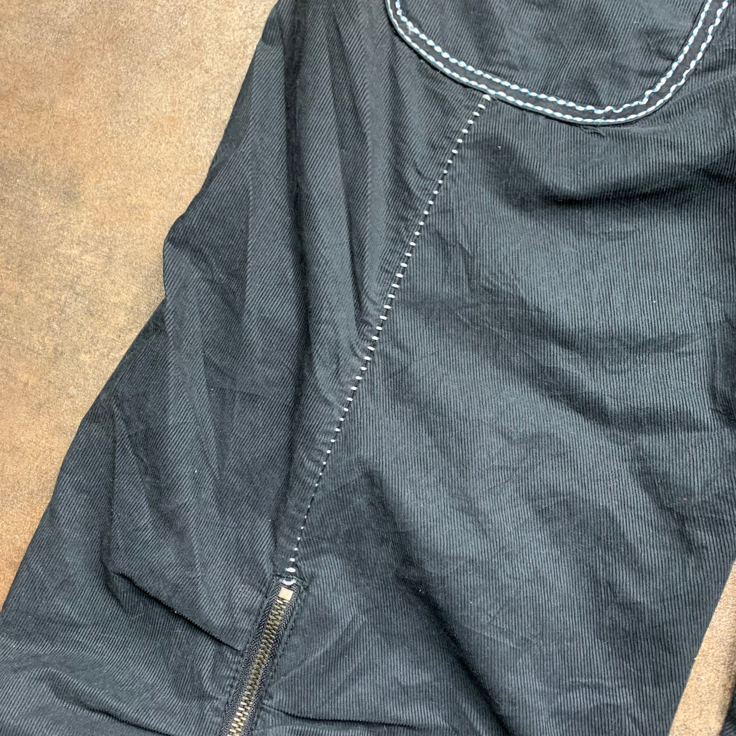 Marithé + François Girbaud 00s corduroy twisted jeans
