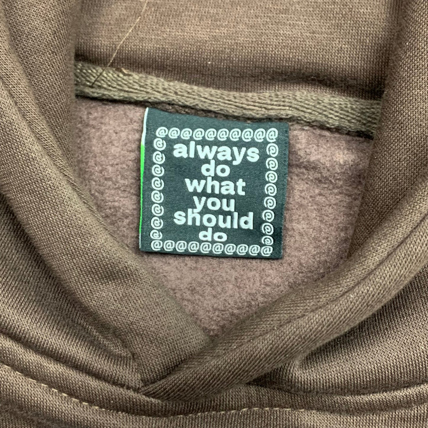 Always Do What You Should Do graphic hoodie