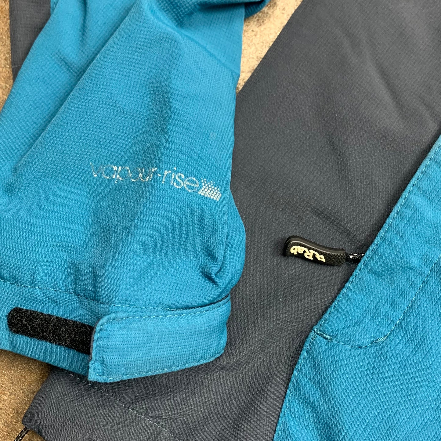 Rab Women's vapour rise blue grey jacket