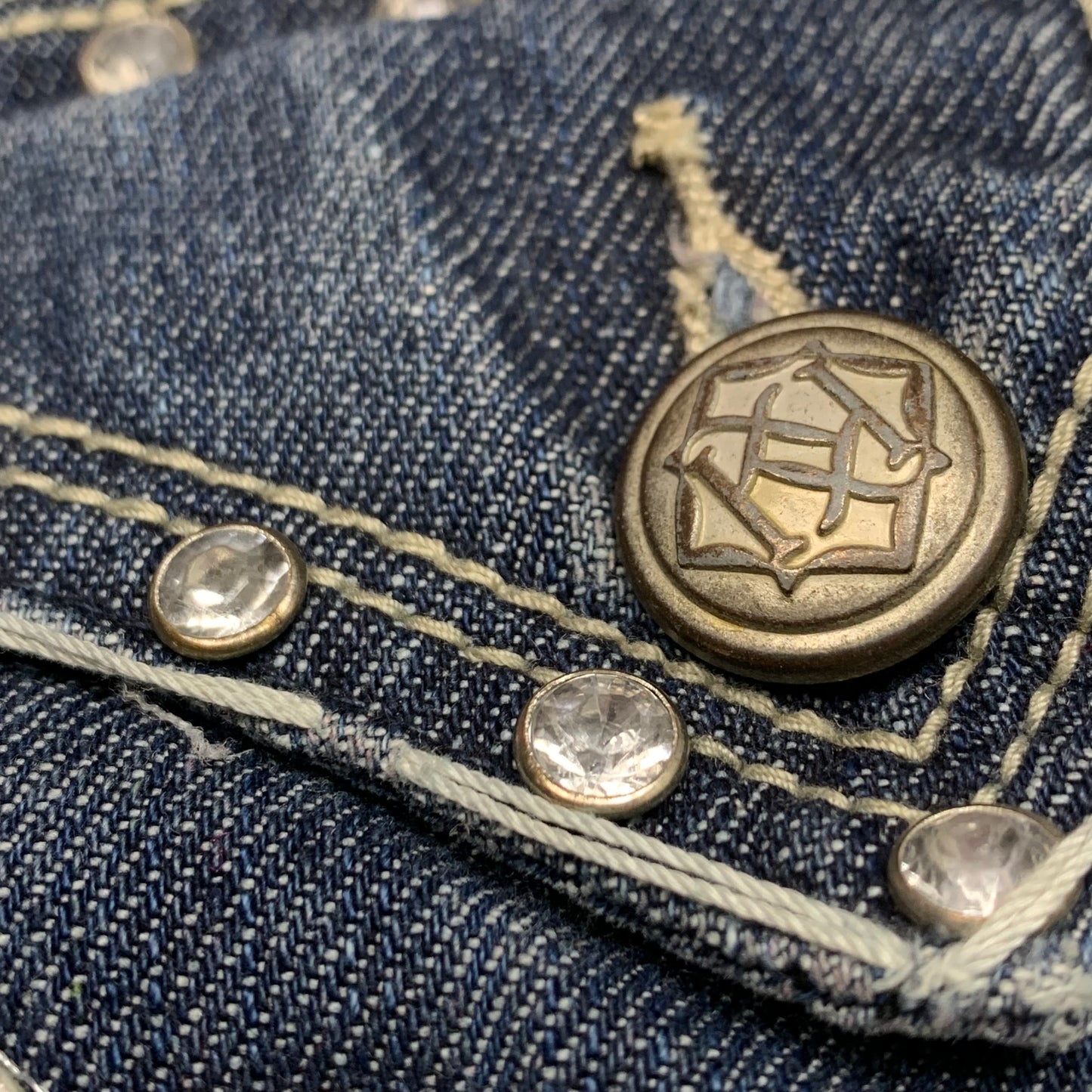 Reve Kayden K 00s flared graphic baggy jeans
