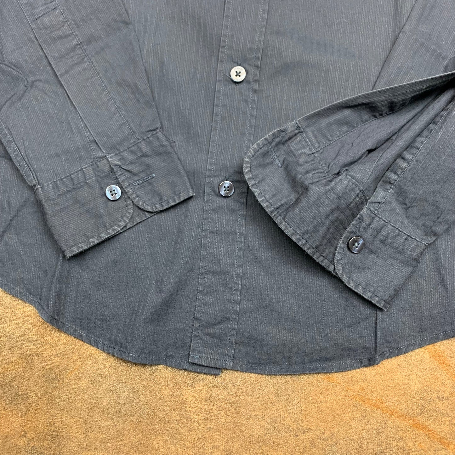 Armani Jeans 00s navy formal shirt