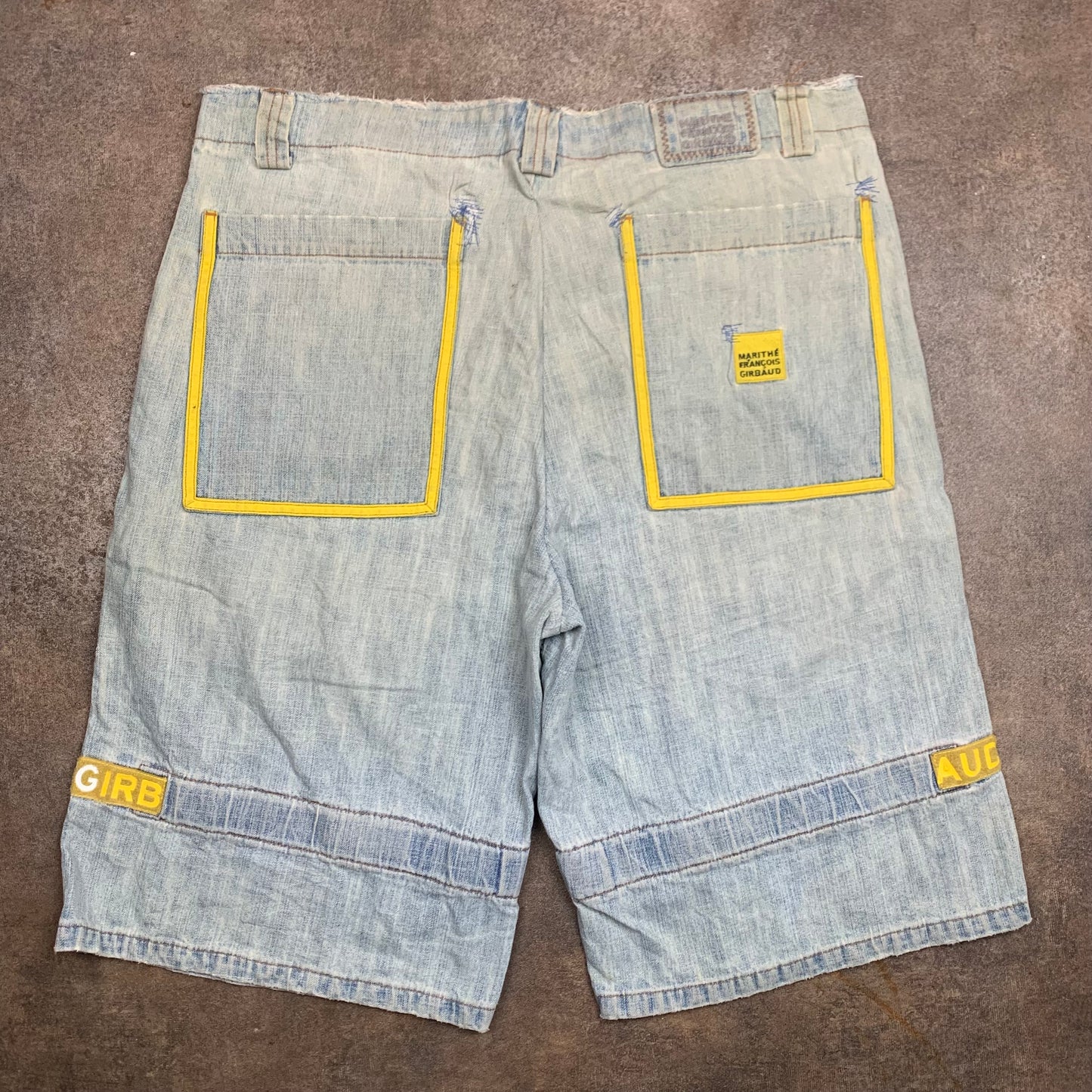 Marithé et François Girbaud 00s blue baggy jorts
