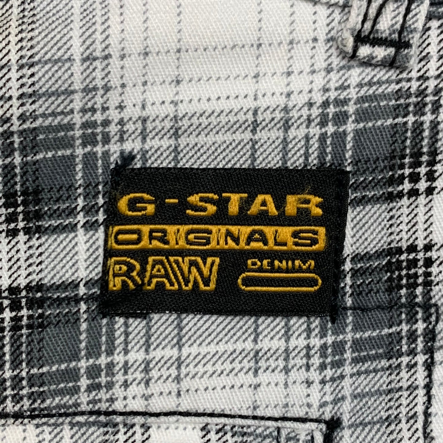 G-Star Raw 00s baggy plaid cargo shorts