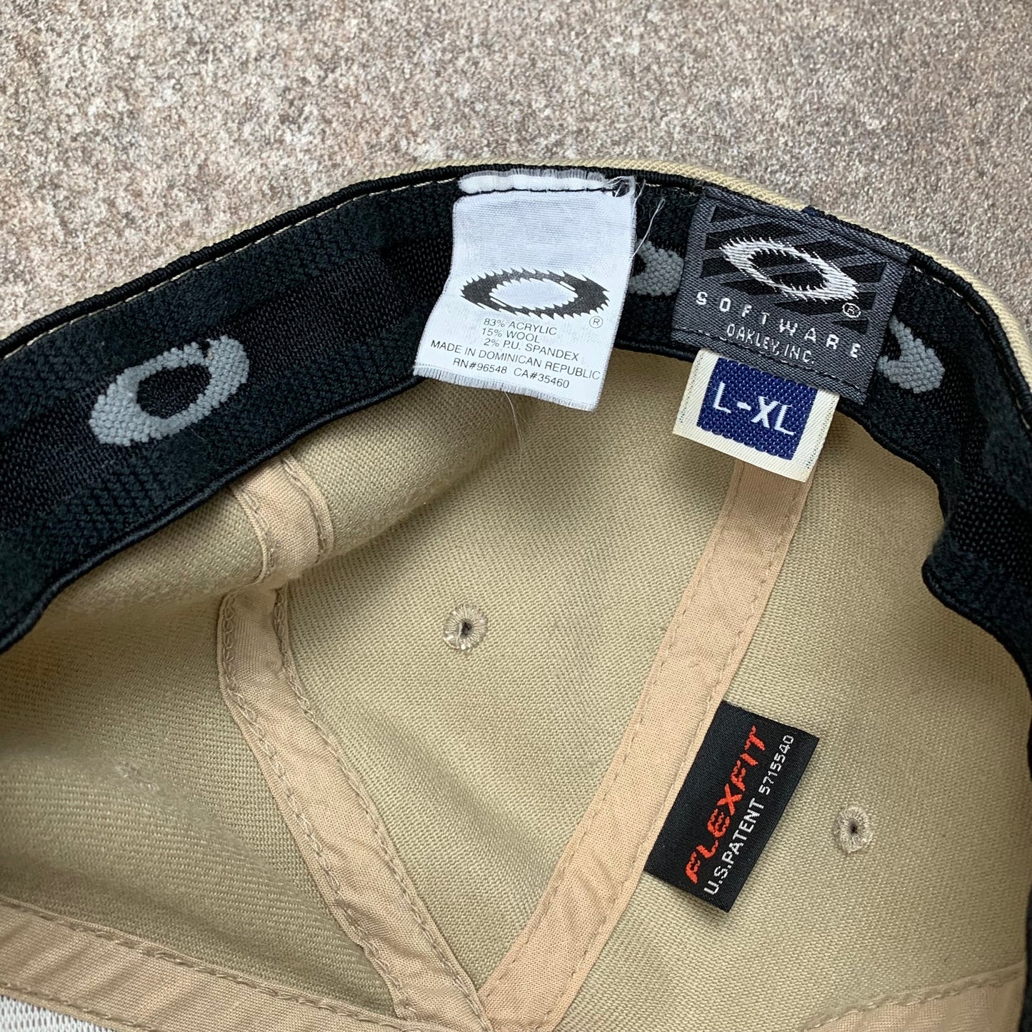 Oakley Software 90s cream logo cap